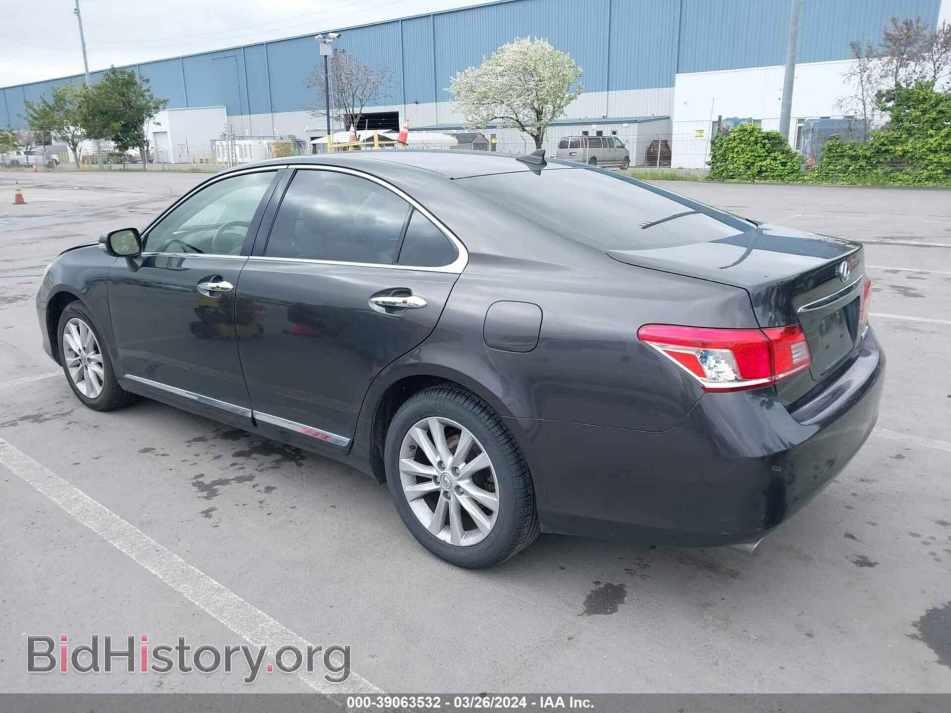 2012 LEXUS ES 350 - VIN: JTHBK1EG4C2494207 - Фото 3
