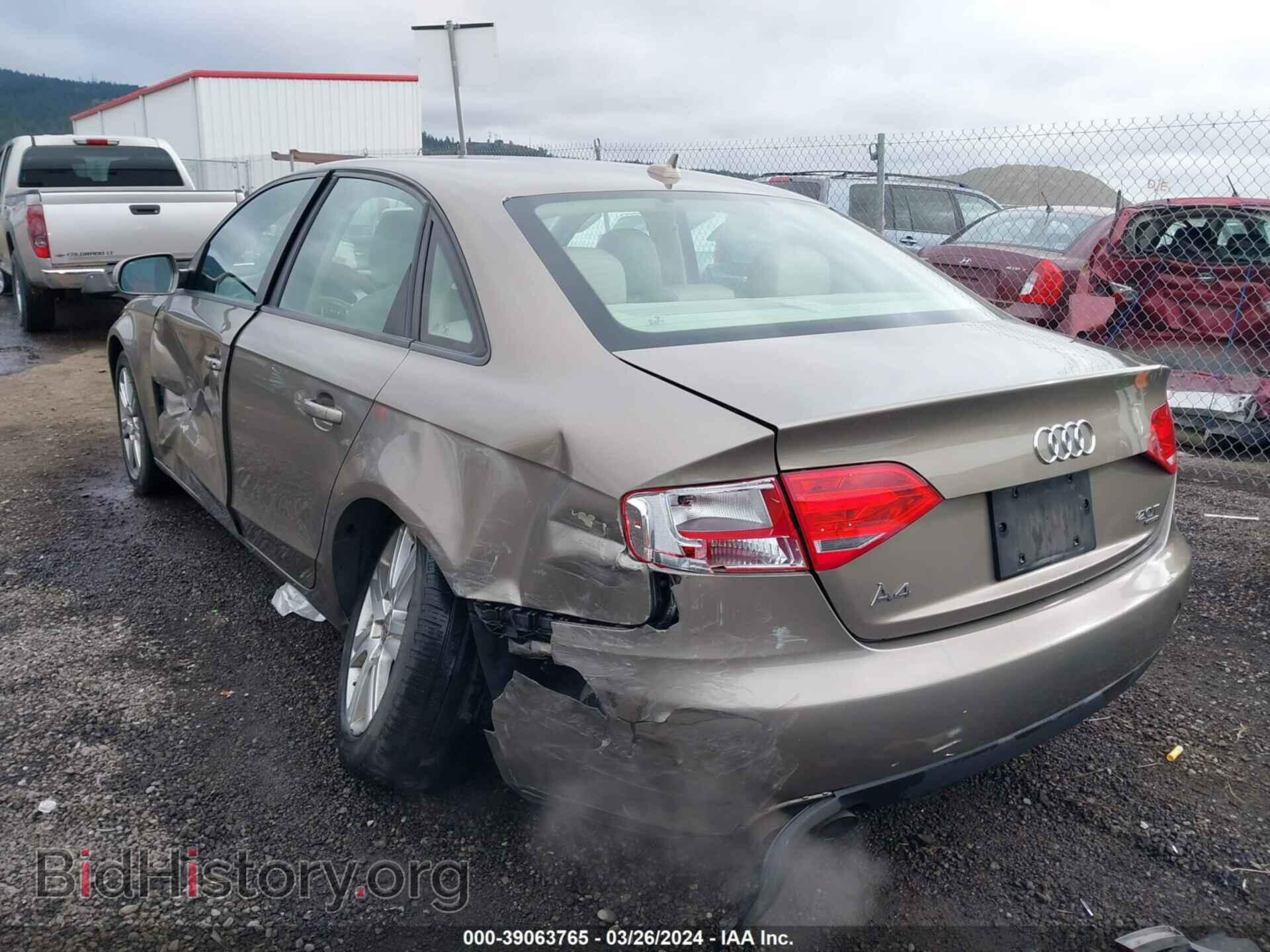 2011 AUDI A4 - VIN: WAUBFAFL7BA167626 - Фото 3