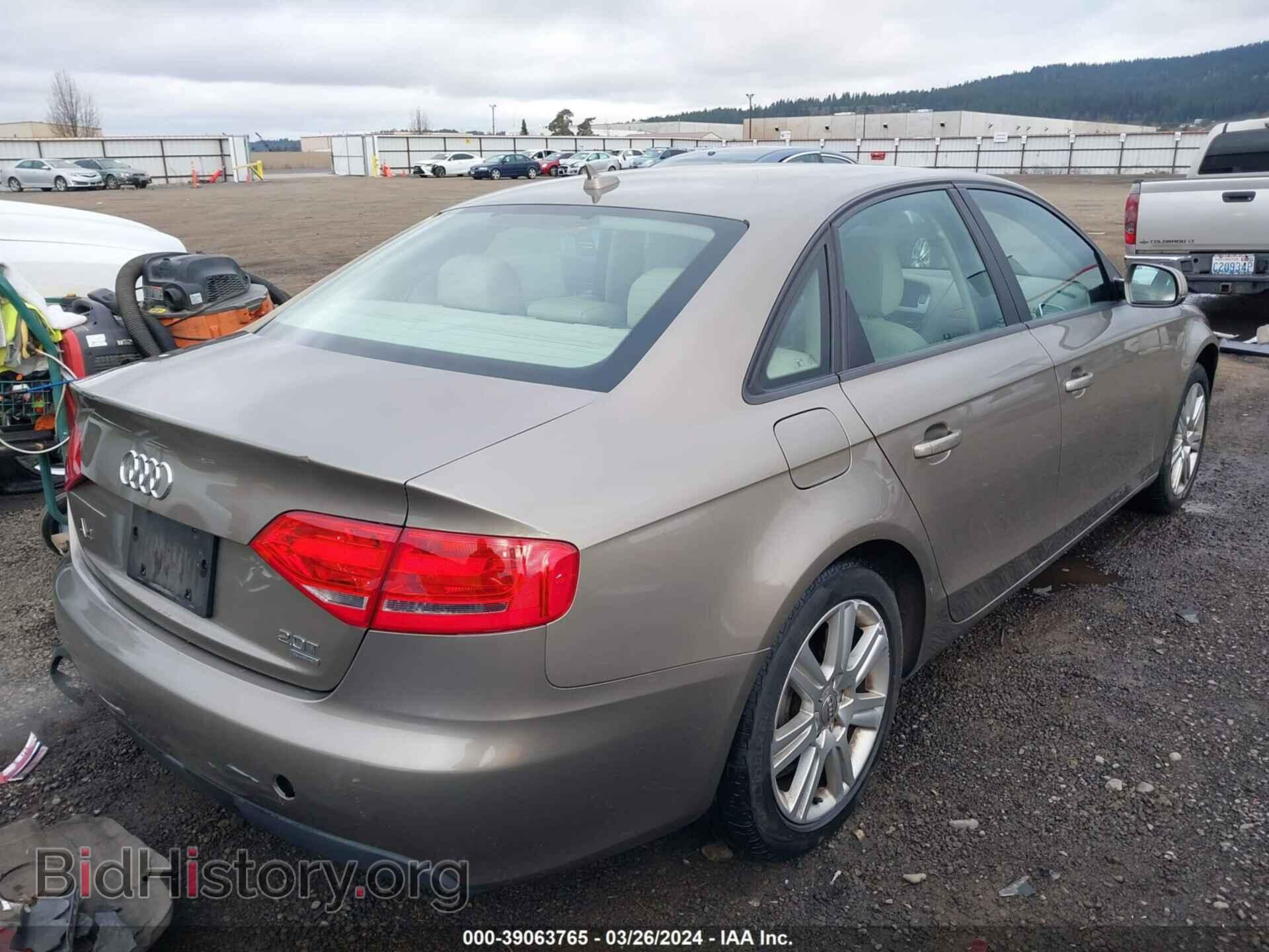 2011 AUDI A4 - VIN: WAUBFAFL7BA167626 - Фото 4