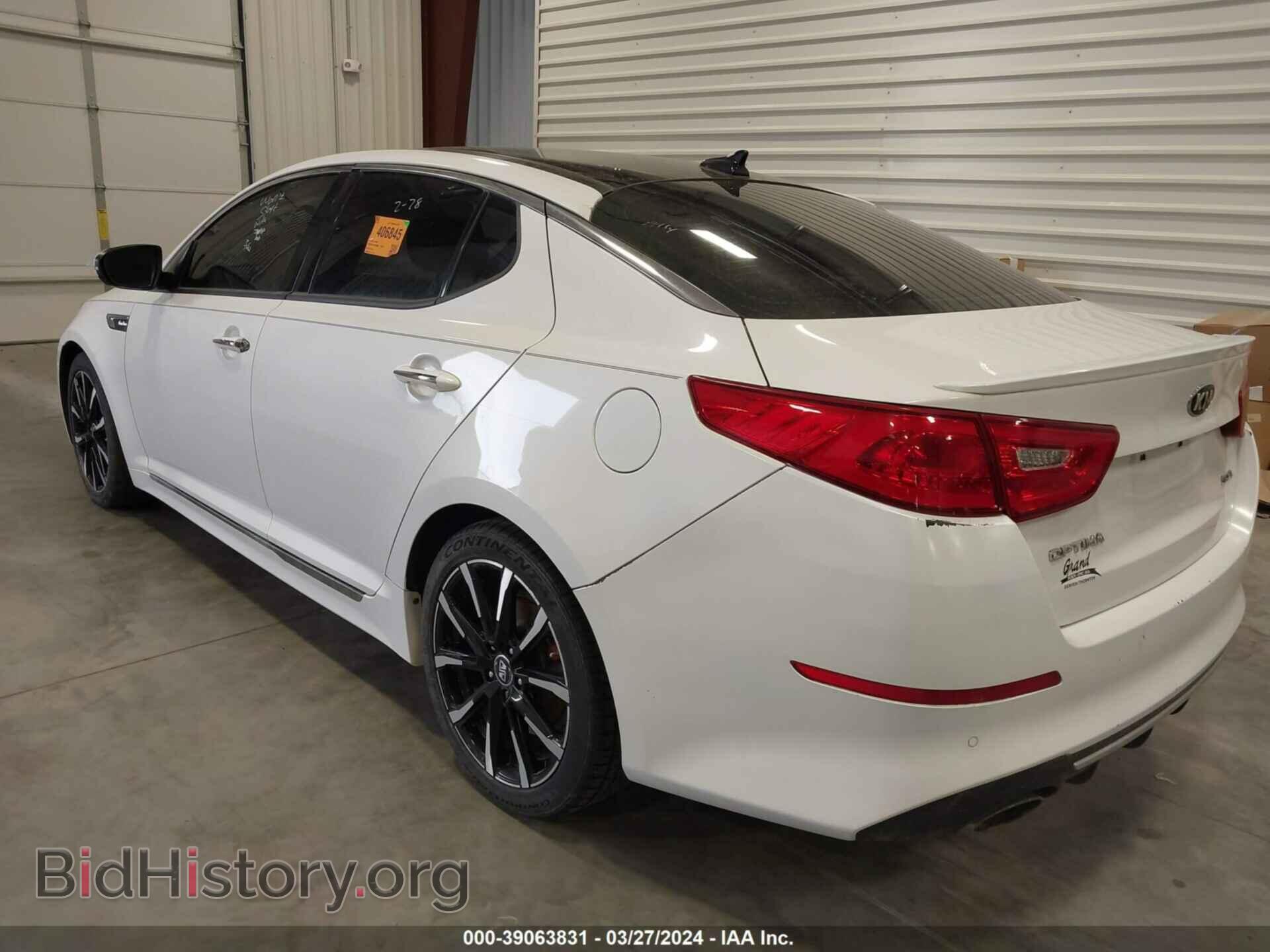 2015 KIA OPTIMA - VIN: 5XXGR4A61FG430609 - Фото 3