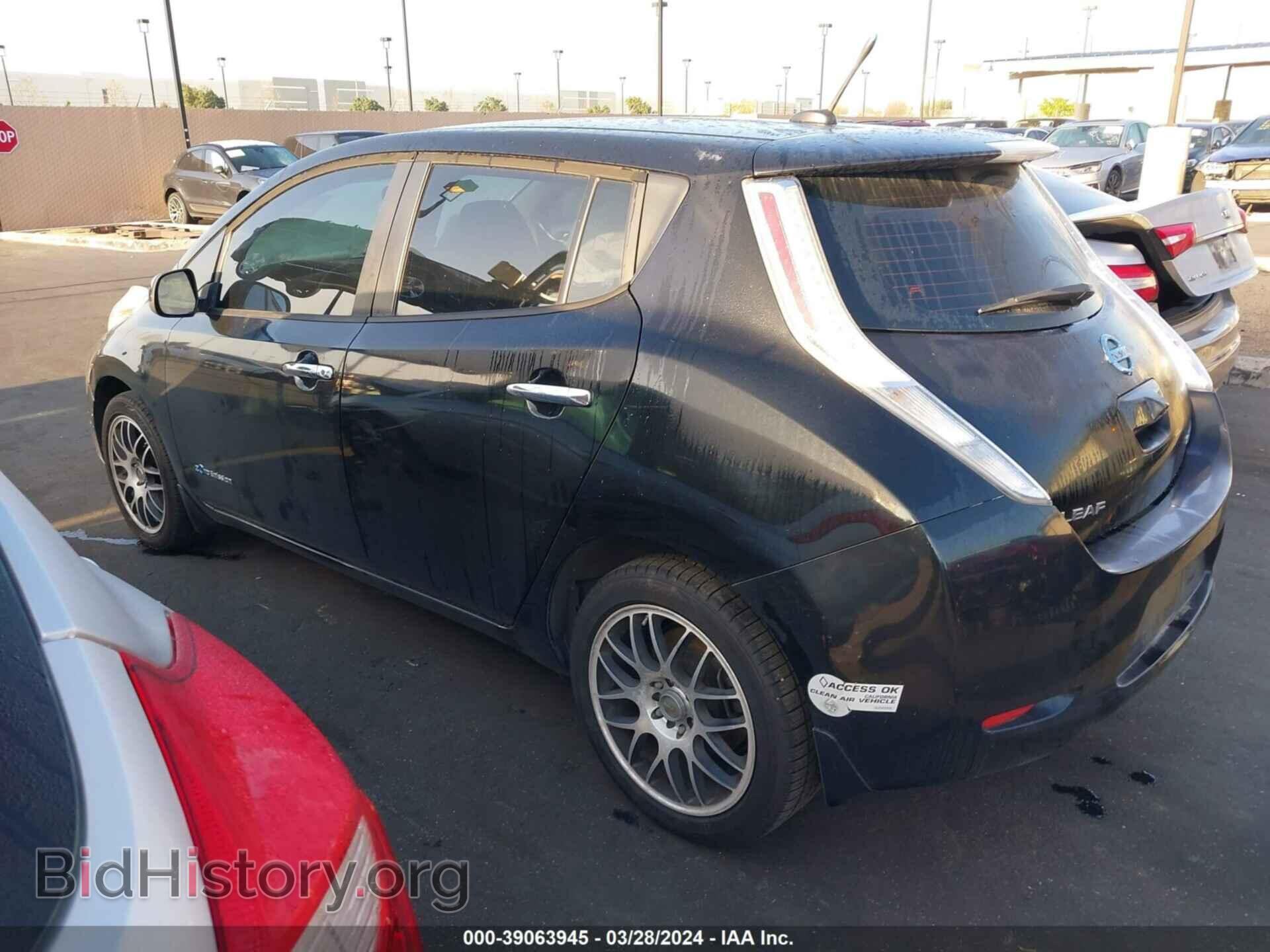 2014 NISSAN LEAF - VIN: 1N4AZ0CP8EC337367 - Фото 3