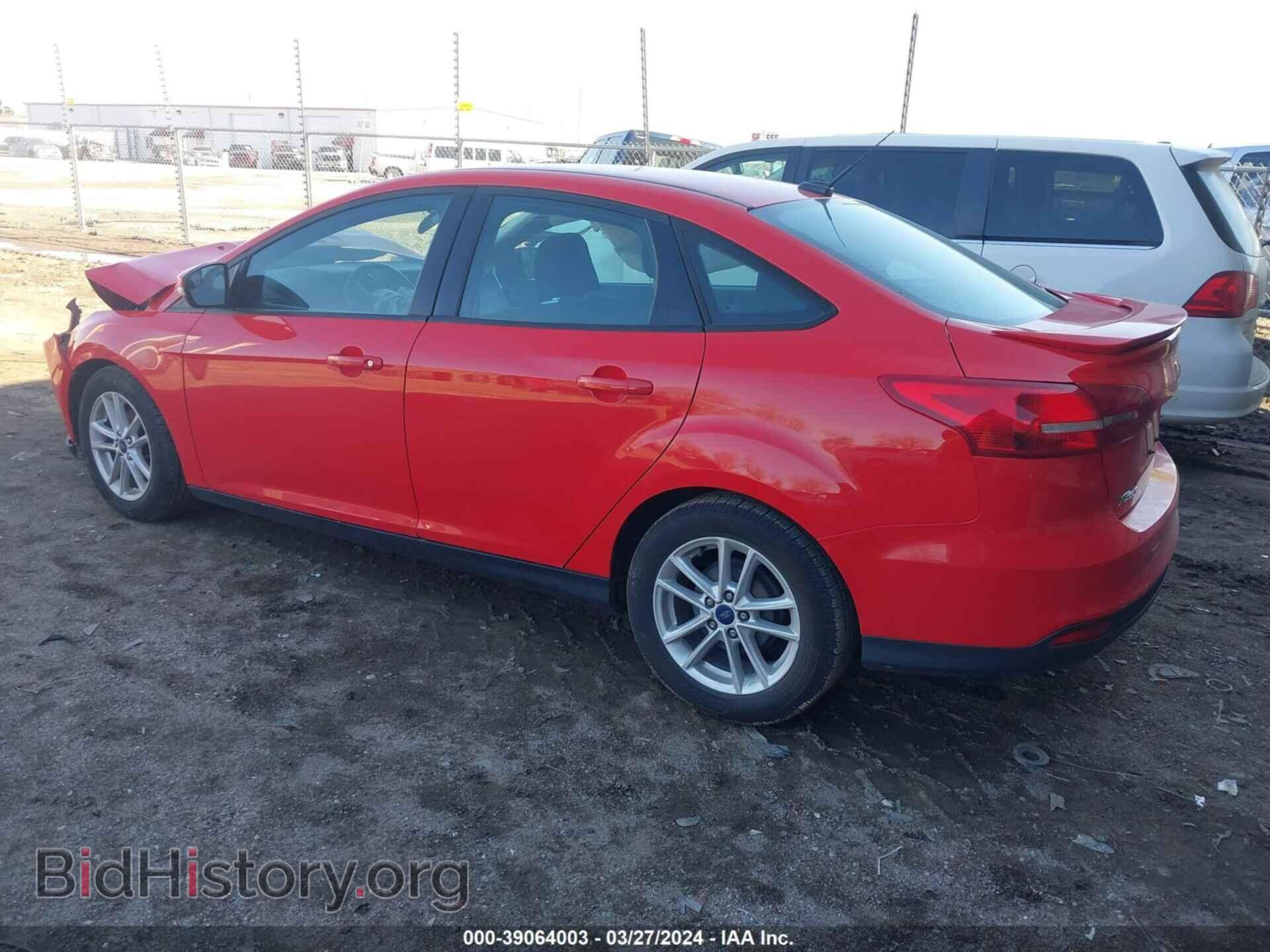 2016 FORD FOCUS - VIN: 1FADP3F26GL396814 - Фото 3