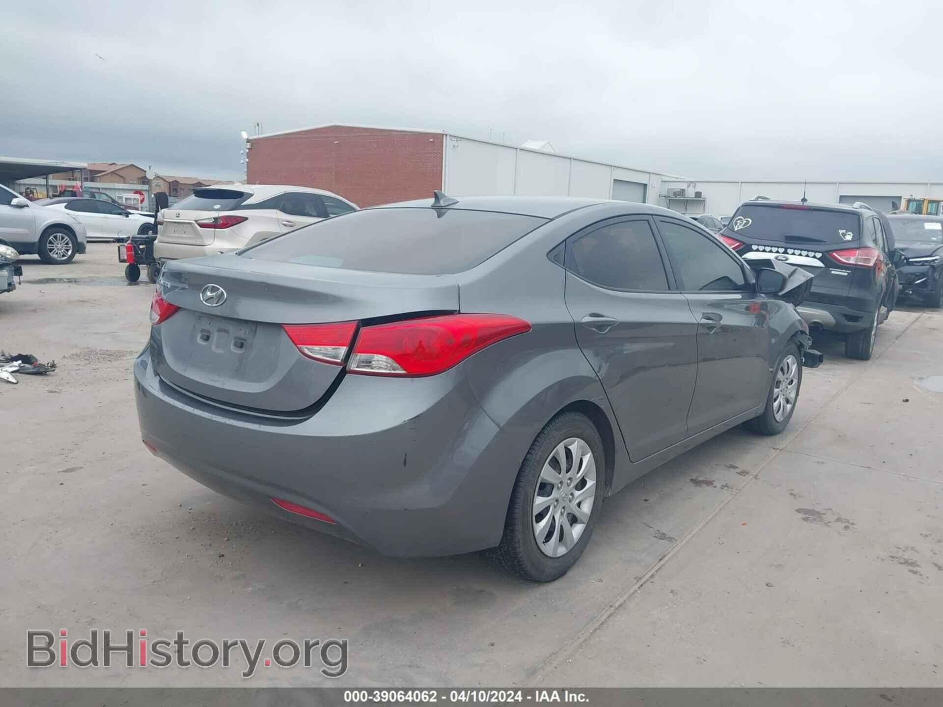 2012 HYUNDAI ELANTRA - VIN: 5NPDH4AE4CH090420 - Фото 4