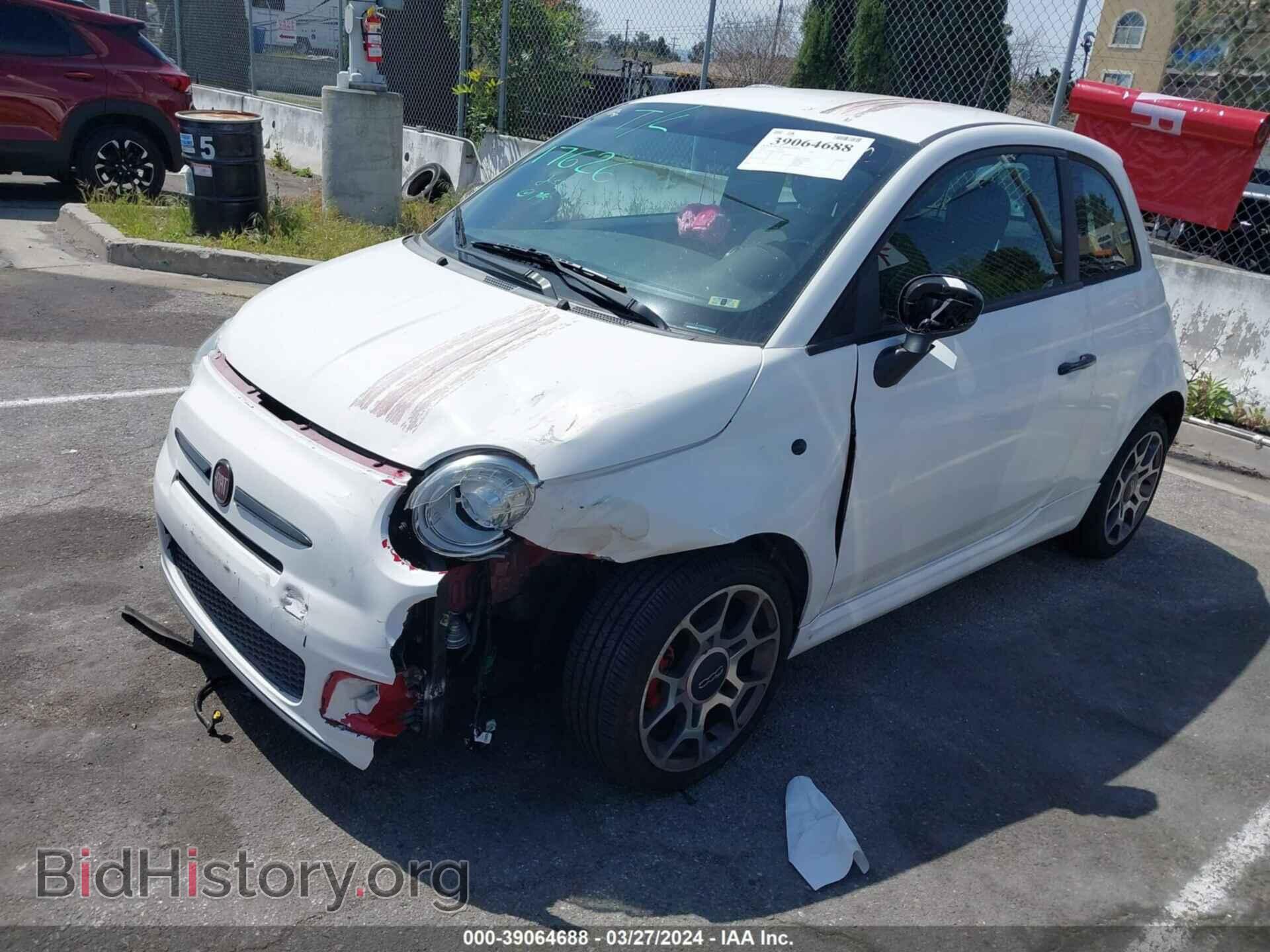 2012 FIAT 500 - VIN: 3C3CFFBR6CT186682 - Фото 2