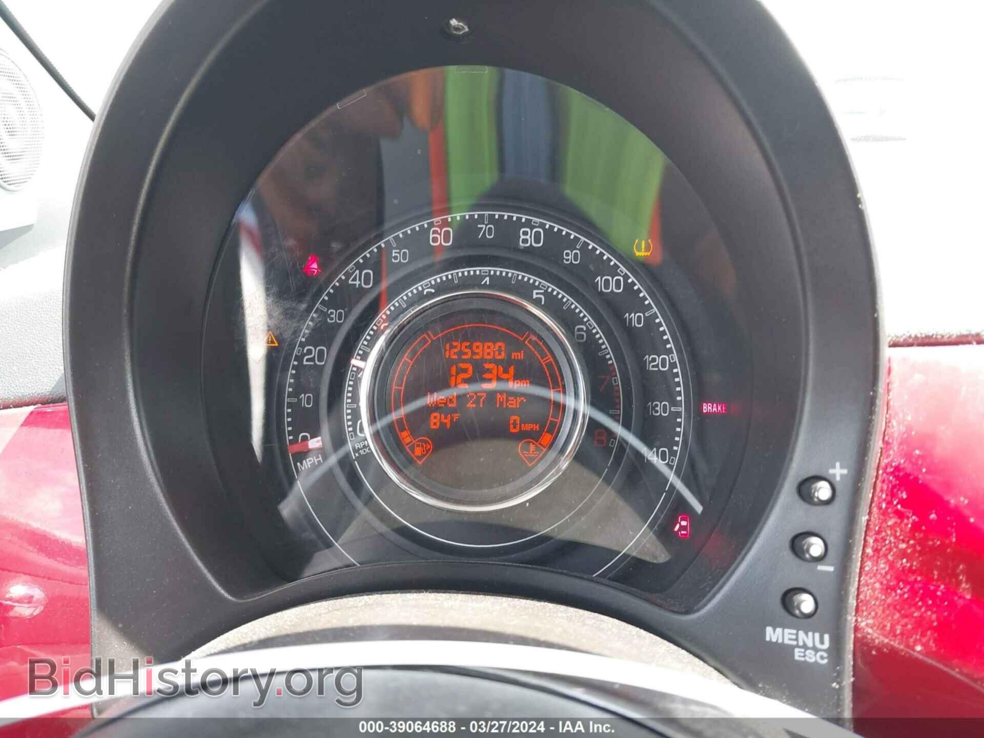 2012 FIAT 500 - VIN: 3C3CFFBR6CT186682 - Фото 7