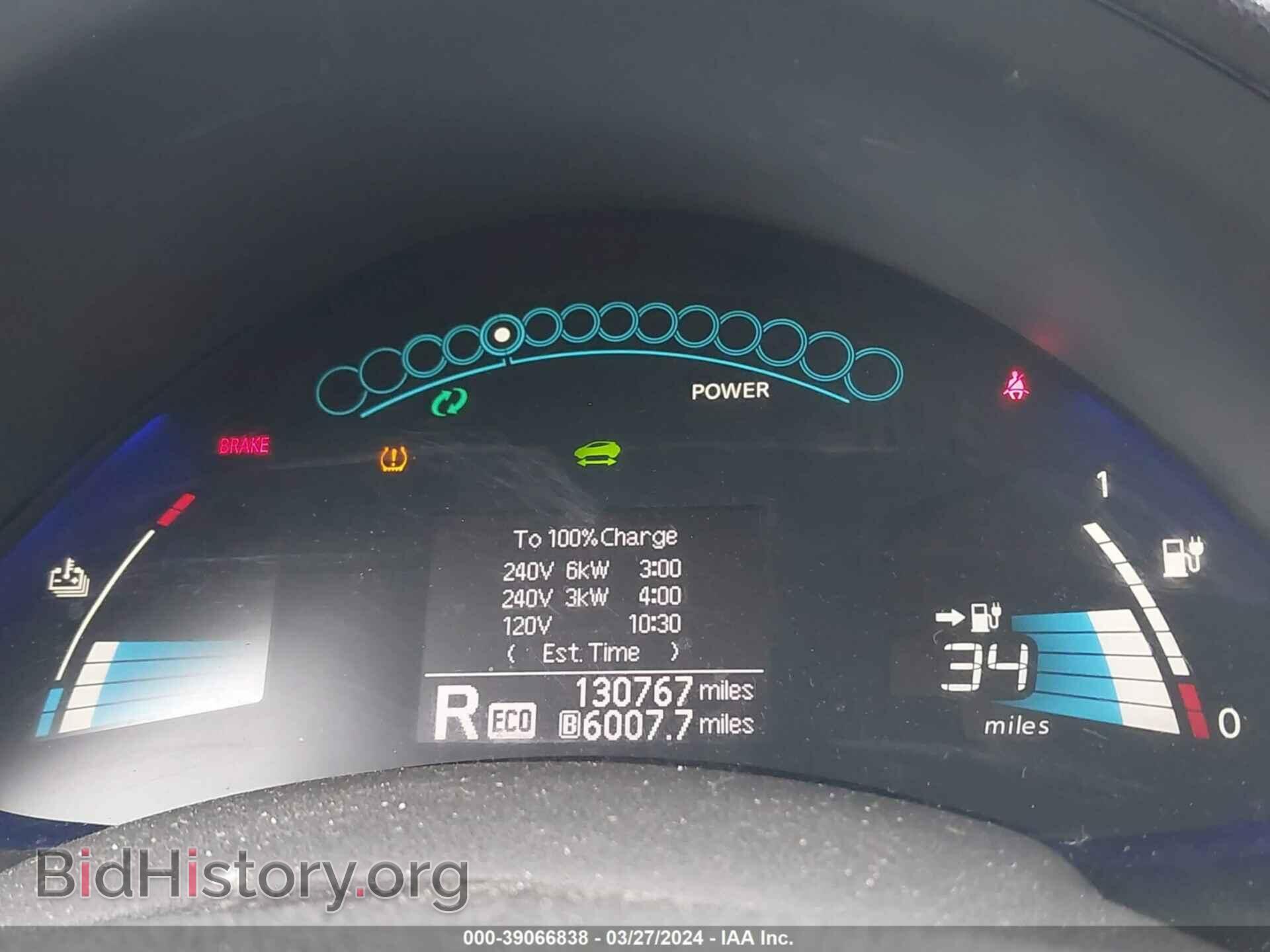 2015 NISSAN LEAF - VIN: 1N4AZ0CP5FC307289 - Фото 7