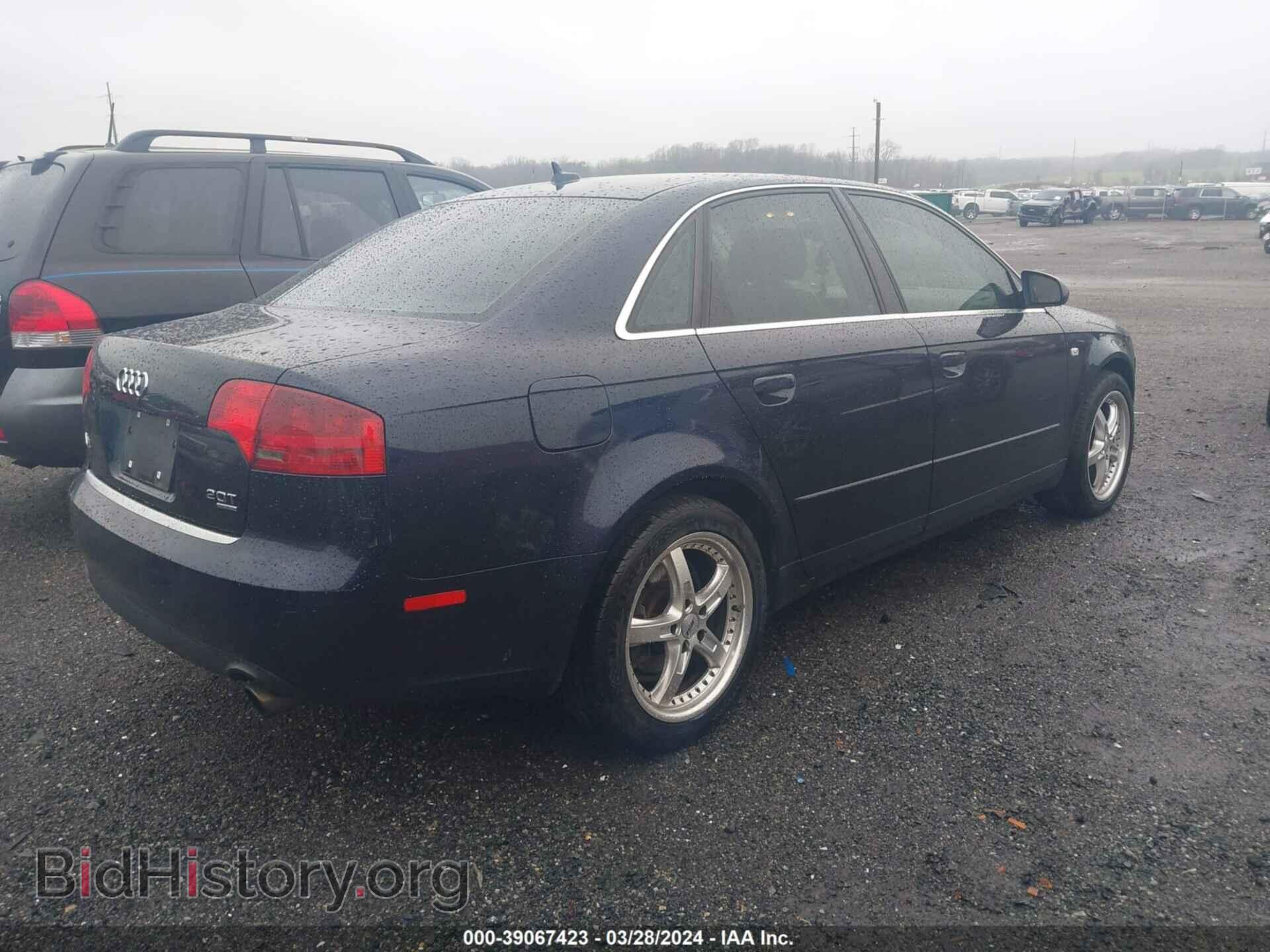 2007 AUDI A4 - VIN: WAUDF78E27A163386 - Фото 4