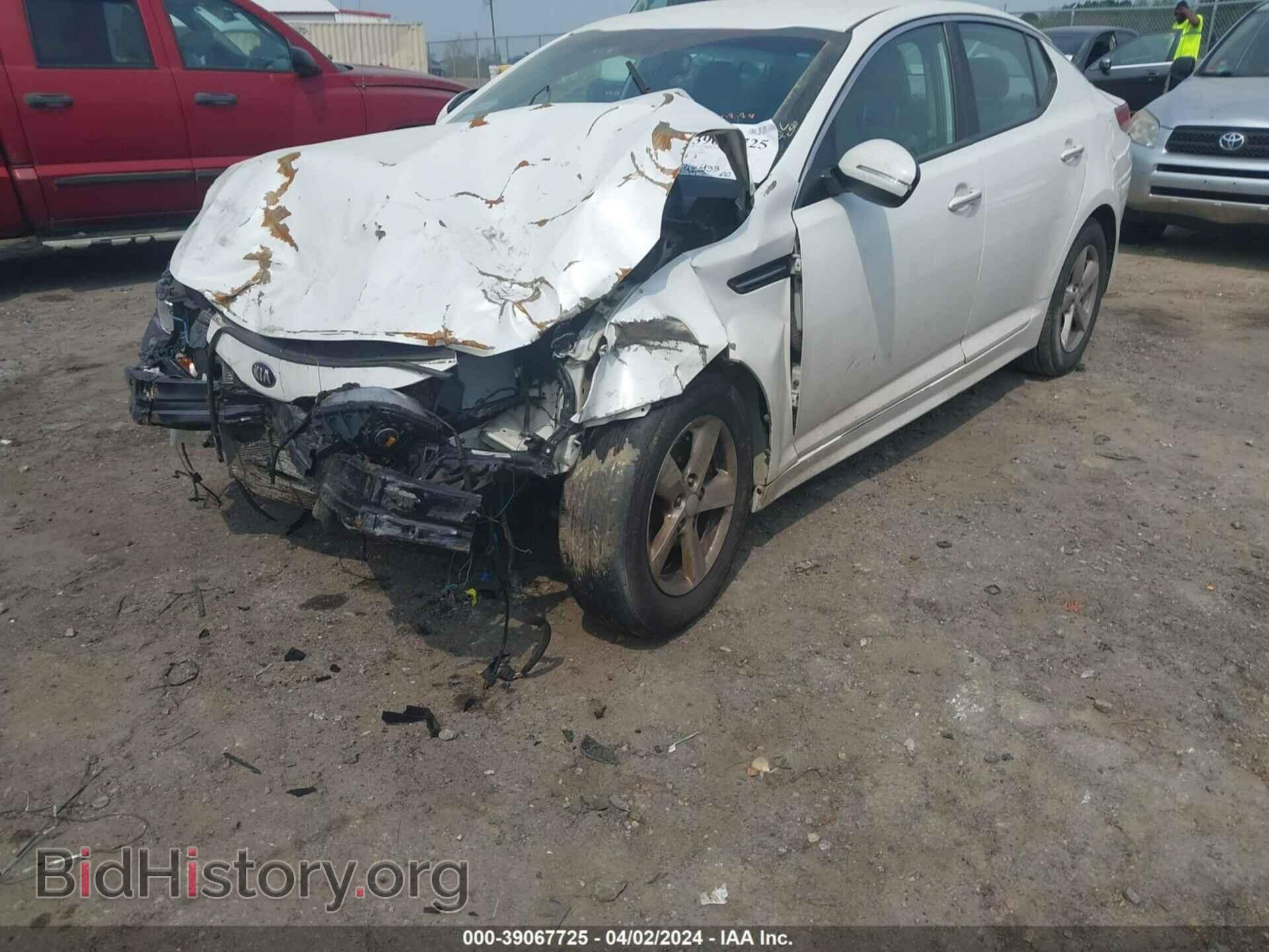 2015 KIA OPTIMA - VIN: KNAGM4A76F5547109 - Фото 2