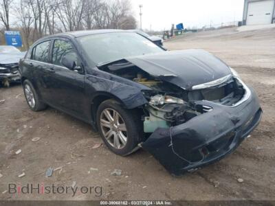 2011 Chrysler 200 Touring, темно-синий — VIN 1C3BC1FB3BN569983, IAAI