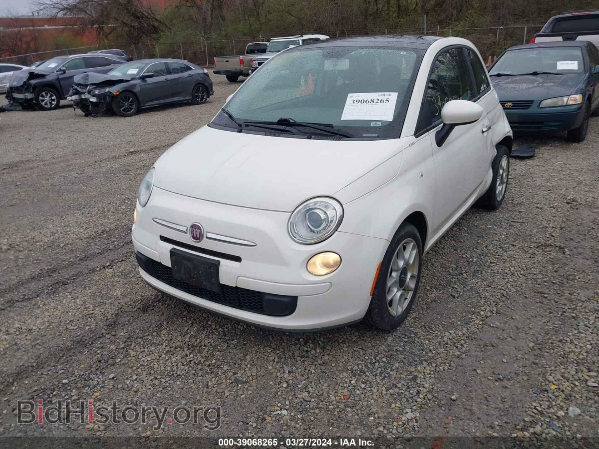 2012 FIAT 500 - VIN: 3C3CFFAR2CT370213 - Фото 2