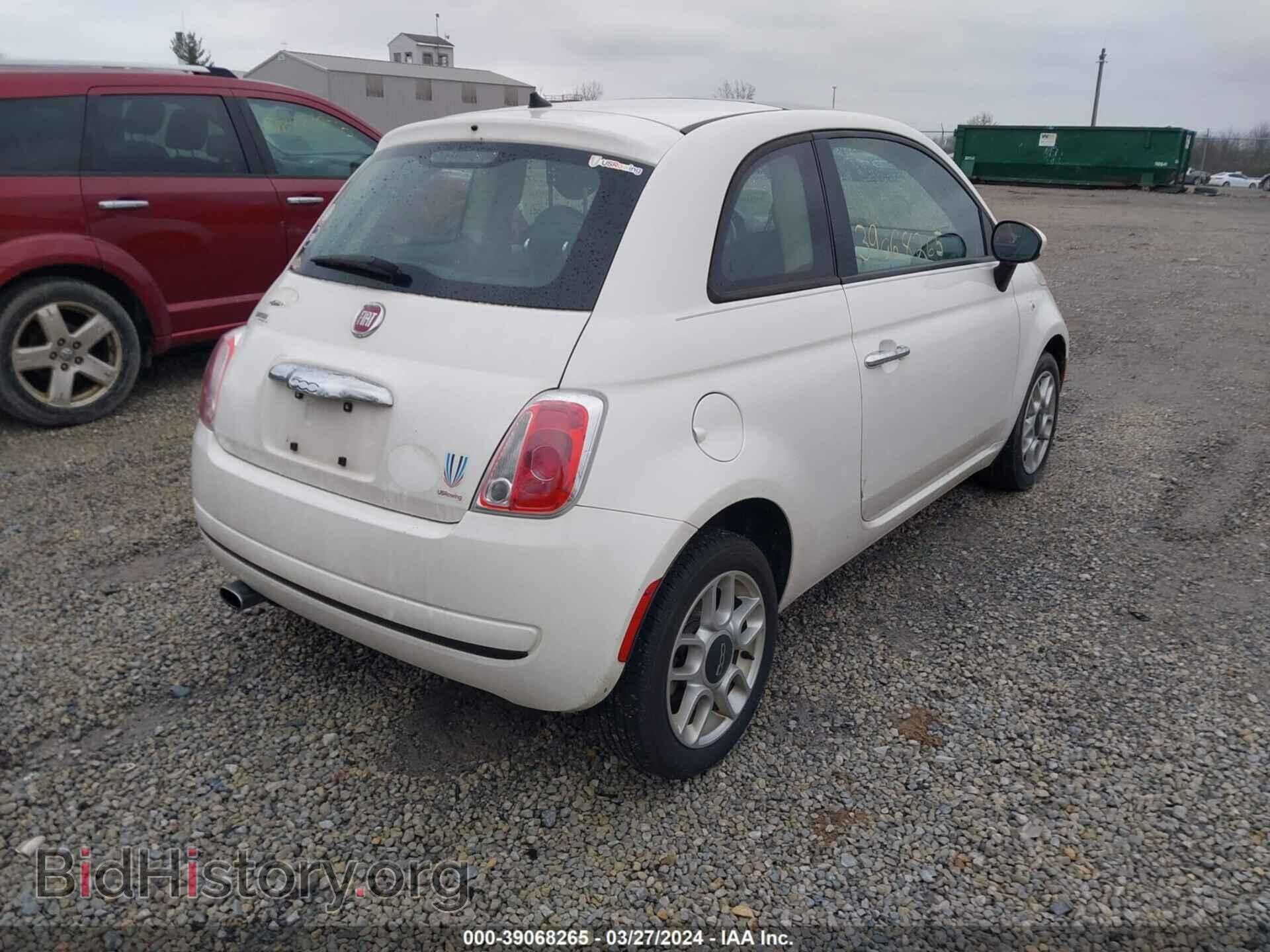 2012 FIAT 500 - VIN: 3C3CFFAR2CT370213 - Фото 4
