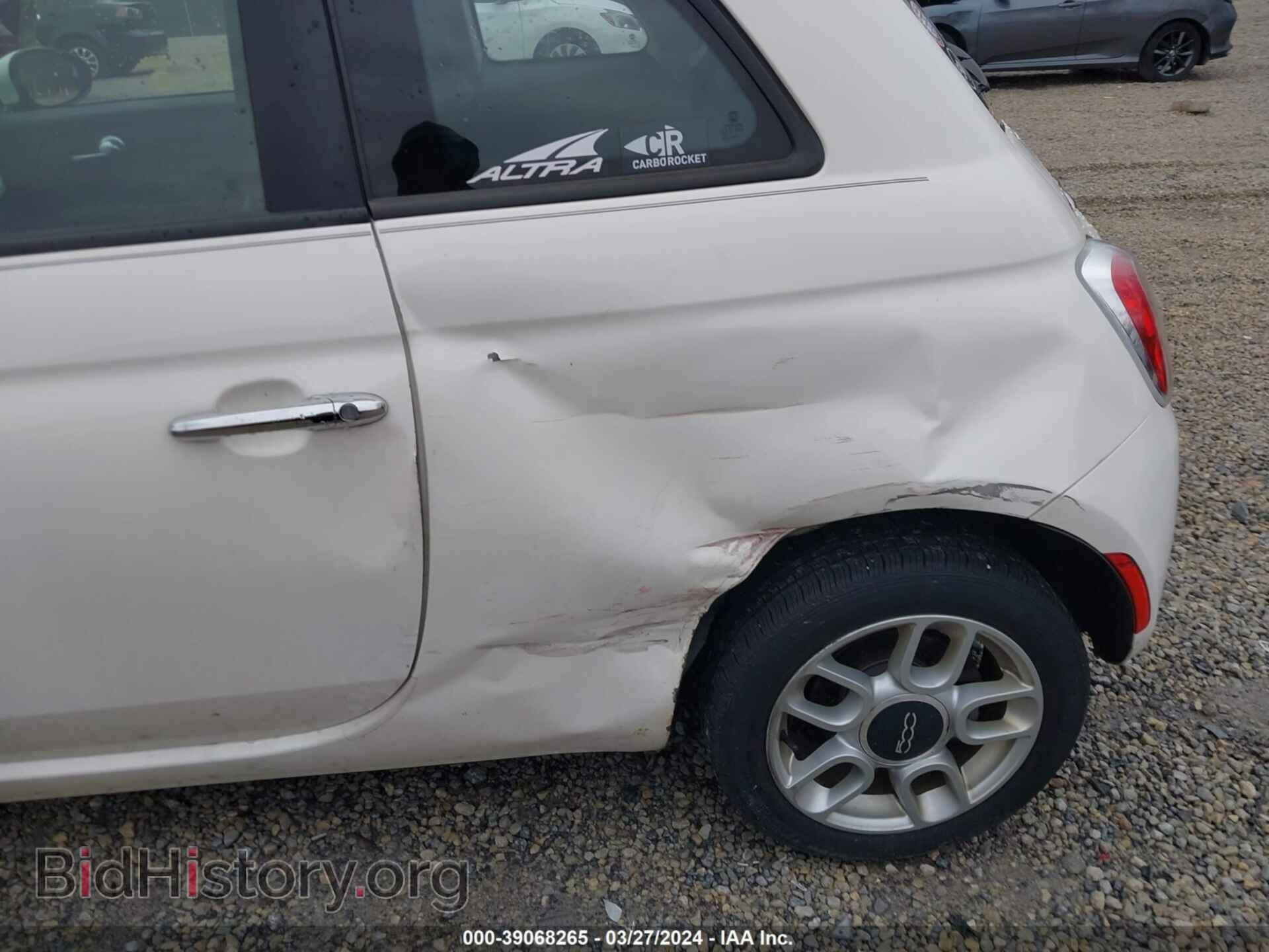 2012 FIAT 500 - VIN: 3C3CFFAR2CT370213 - Фото 6