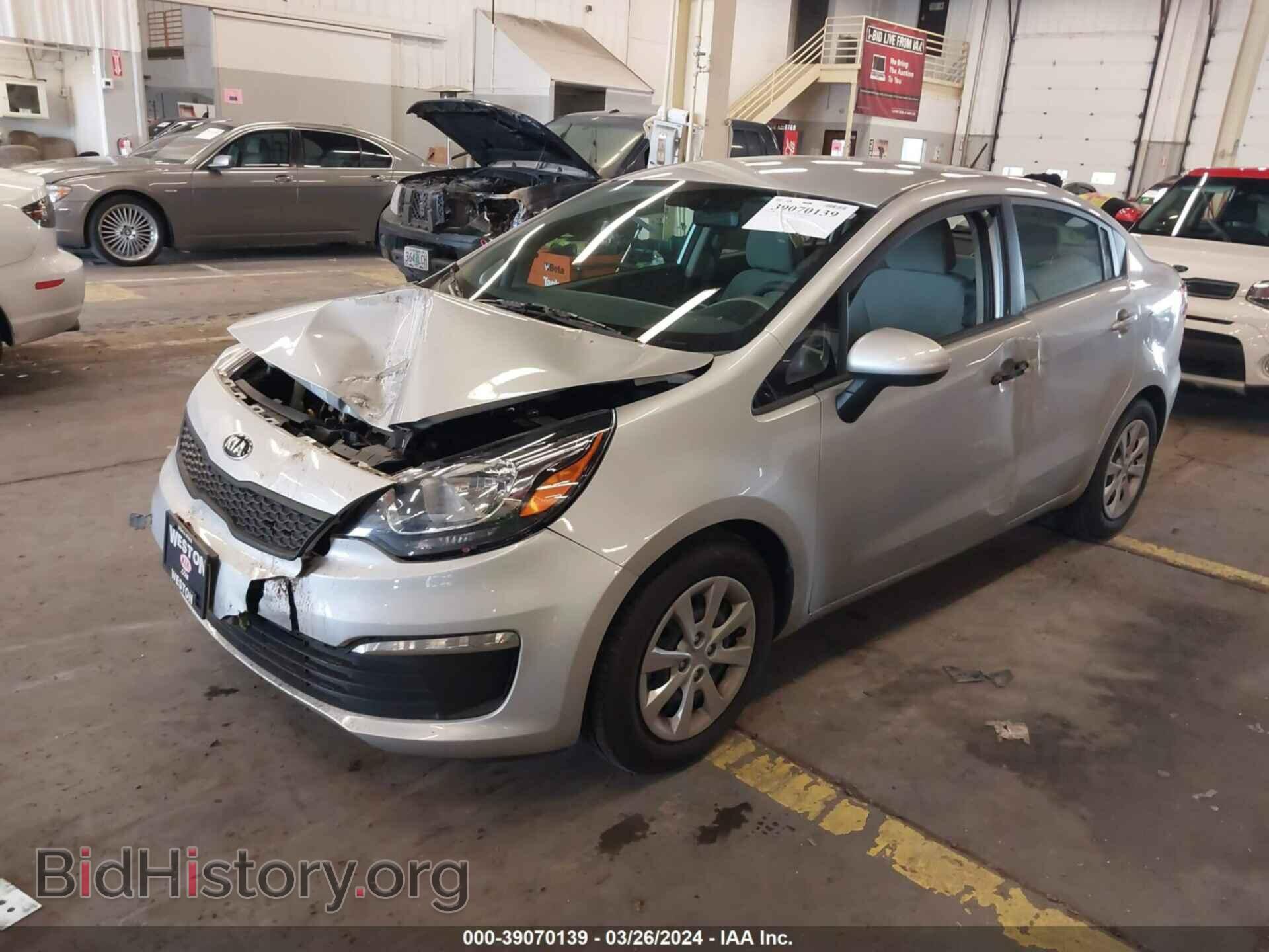 2016 KIA RIO - VIN: KNADM4A31G6697205 - Фото 2