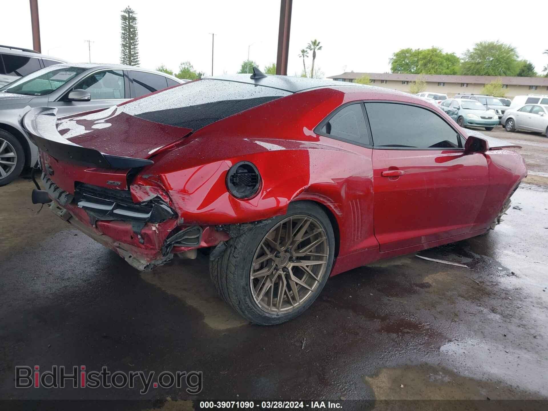 2014 CHEVROLET CAMARO - VIN: 2G1FB1E36E9205647 - Фото 4
