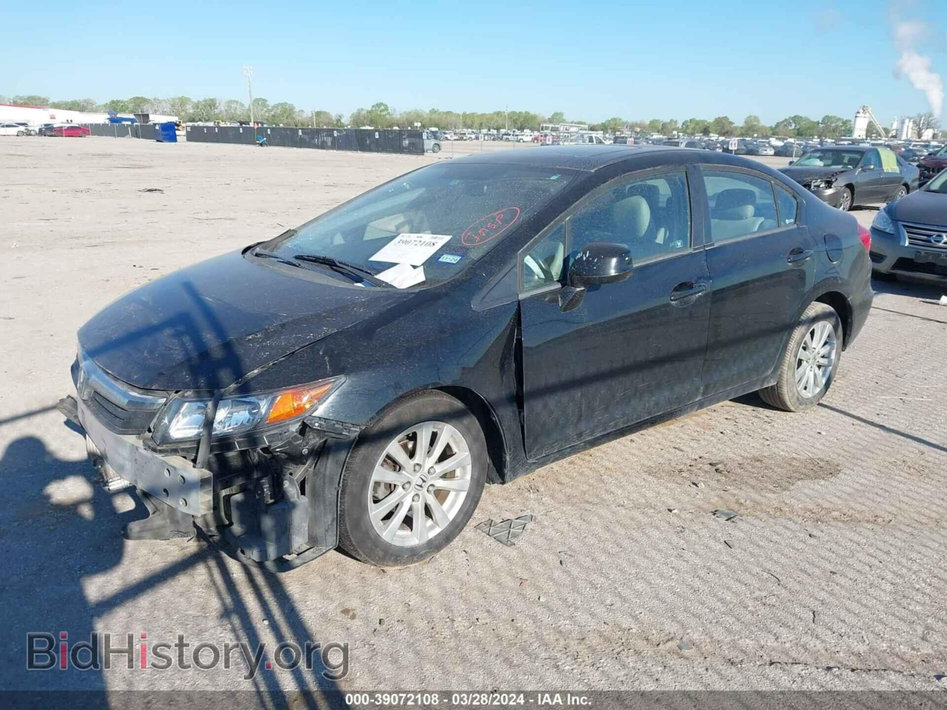 2012 HONDA CIVIC - VIN: 19XFB2F85CE006062 - Фото 2