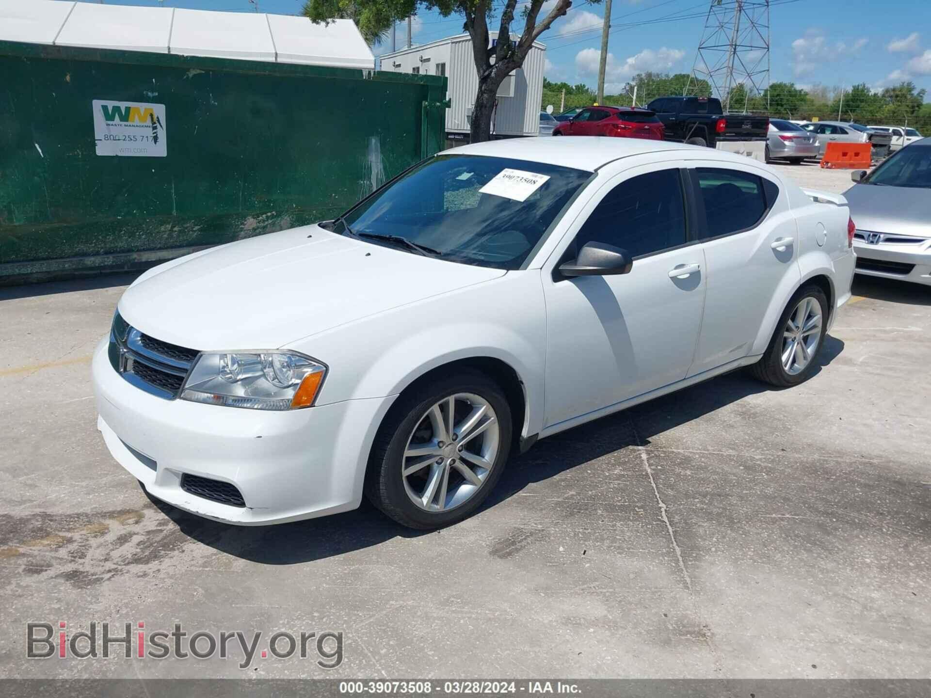2012 DODGE AVENGER - VIN: 1C3CDZAG1CN255852 - Photo 2