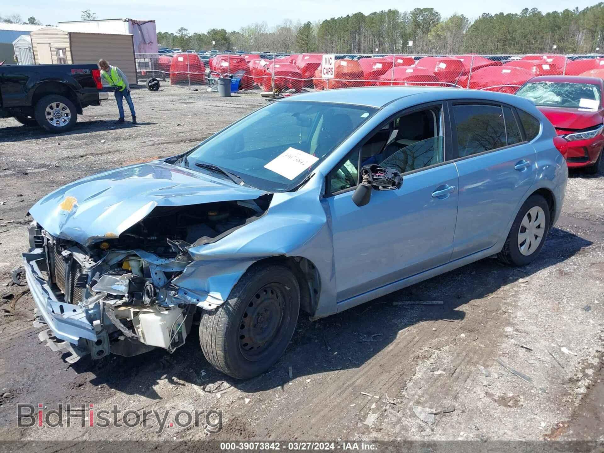 2012 SUBARU IMPREZA - VIN: JF1GPAA67CH238099 - Фото 2