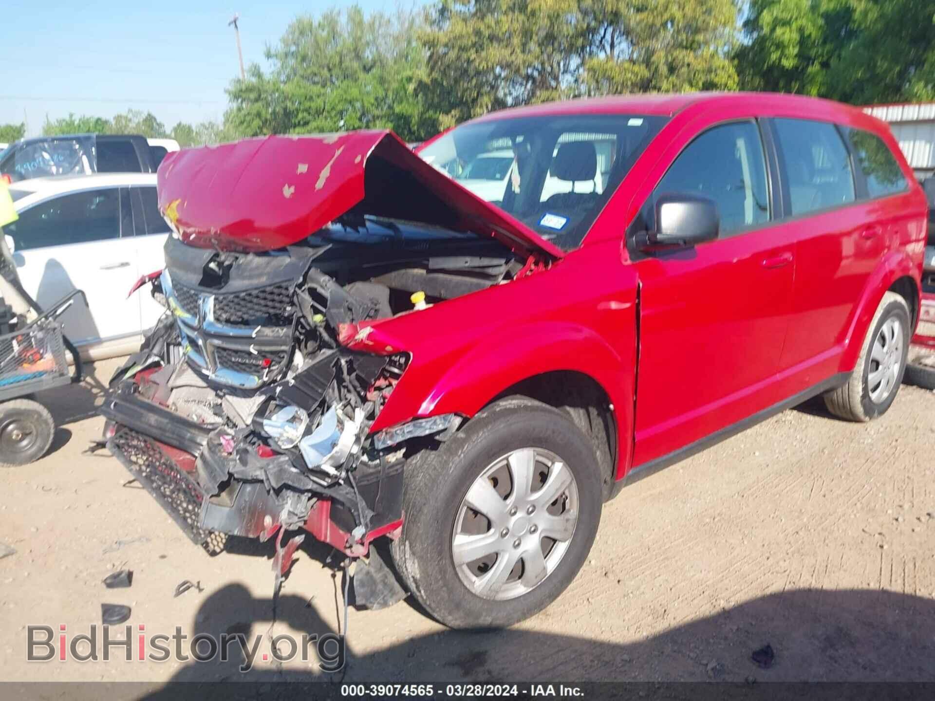 2014 DODGE JOURNEY - VIN: 3C4PDCAB4ET201589 - Фото 2