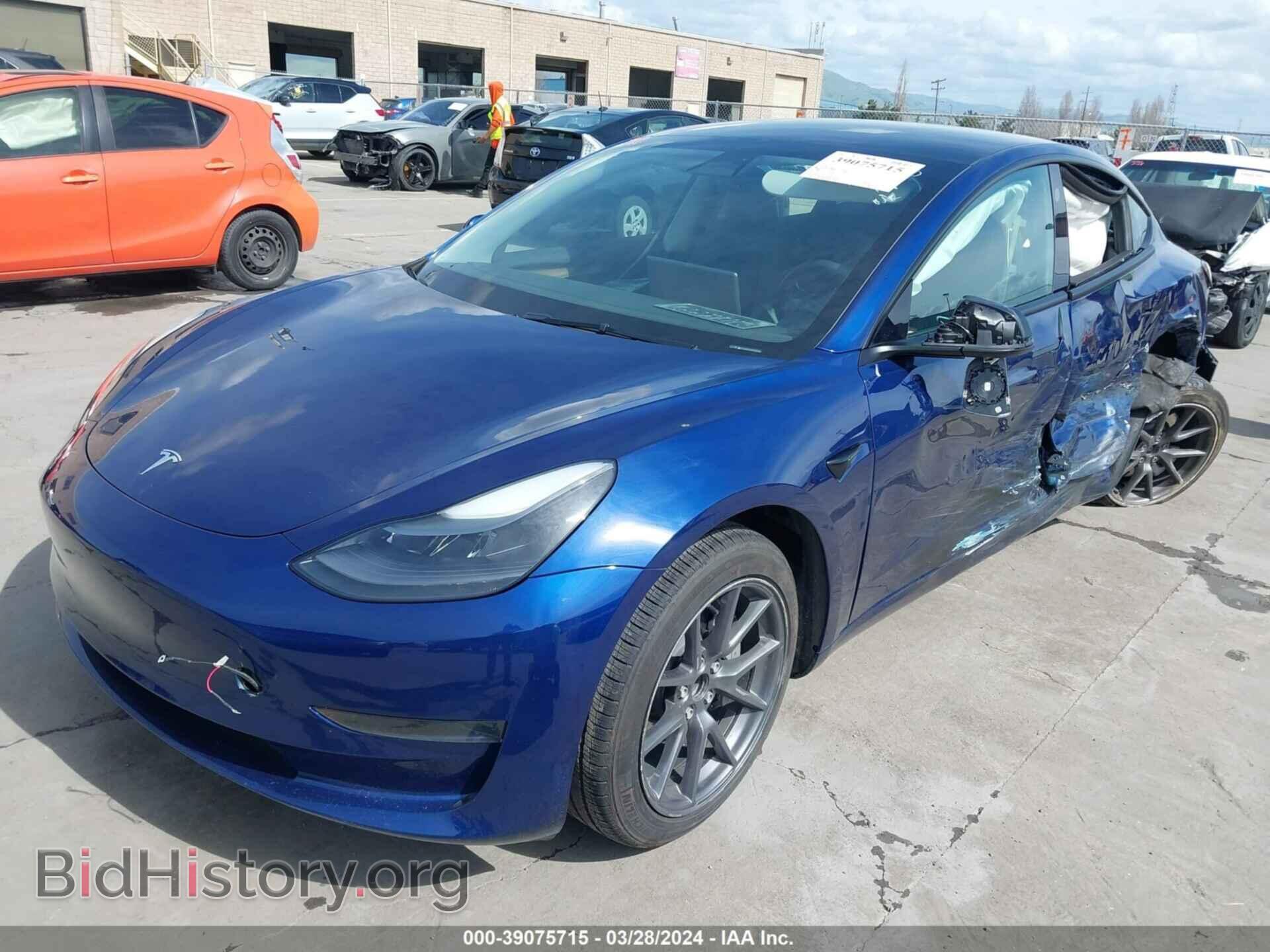 2023 TESLA MODEL 3 - VIN: 5YJ3E1EA3PF607933 - Фото 2