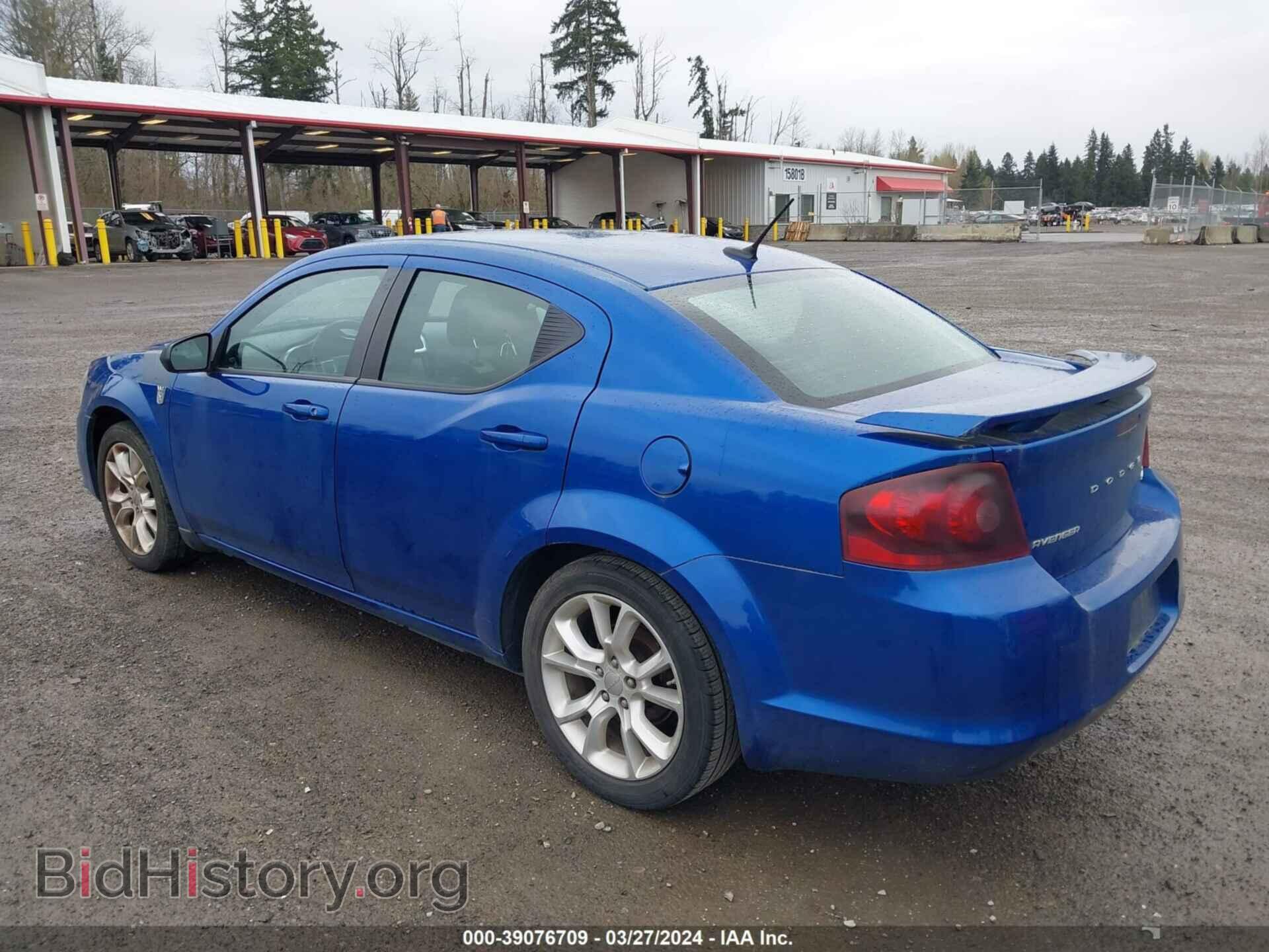 2012 DODGE AVENGER - VIN: 1C3CDZBG2CN290611 - Фото 3