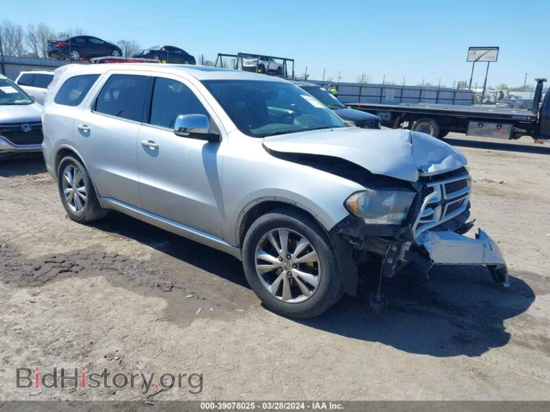 2012 Dodge DURANGO R/T (VIN 1C4SDHCT0CC107389) — photo 1 of 16, IAAI, damage: front & rear