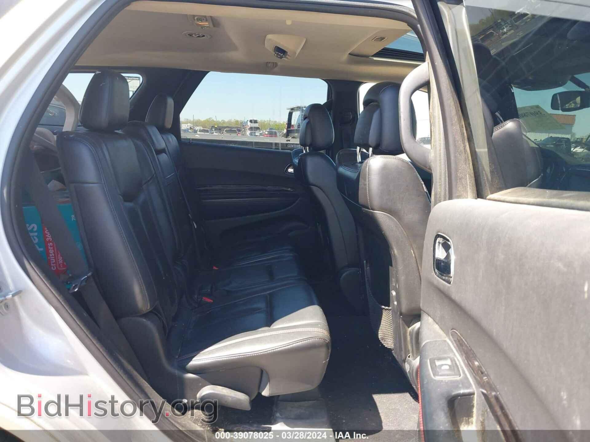 2012 DODGE DURANGO - VIN: 1C4SDHCT0CC107389 - Photo 8