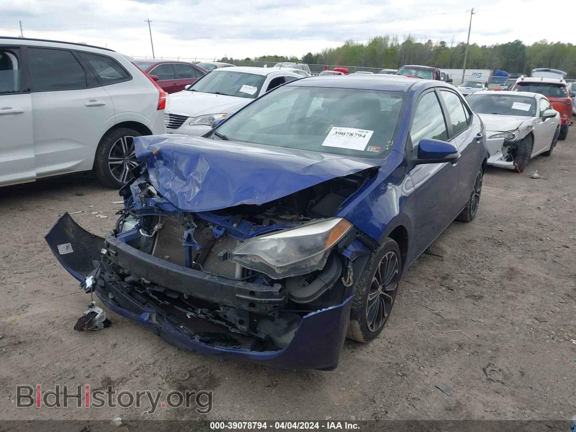 2015 TOYOTA COROLLA - VIN: 2T1BURHE2FC424568 - Фото 2