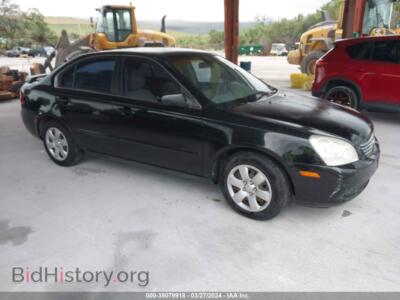 2007 Kia OPTIMA LX, черный — VIN KNAGE123775141977, IAAI