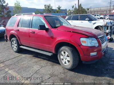 2010 Ford EXPLORER XLT, красный — VIN 1FMEU7DE3AUA32343, IAAI