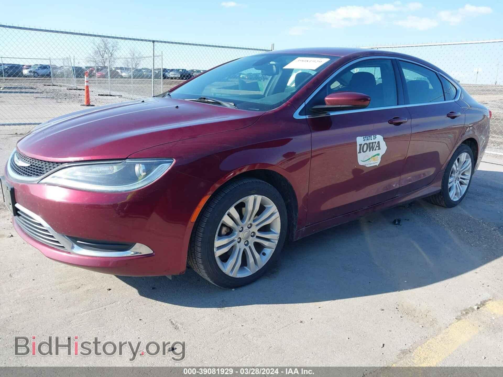 2015 CHRYSLER 200 - VIN: 1C3CCCAB8FN737663 - Фото 2