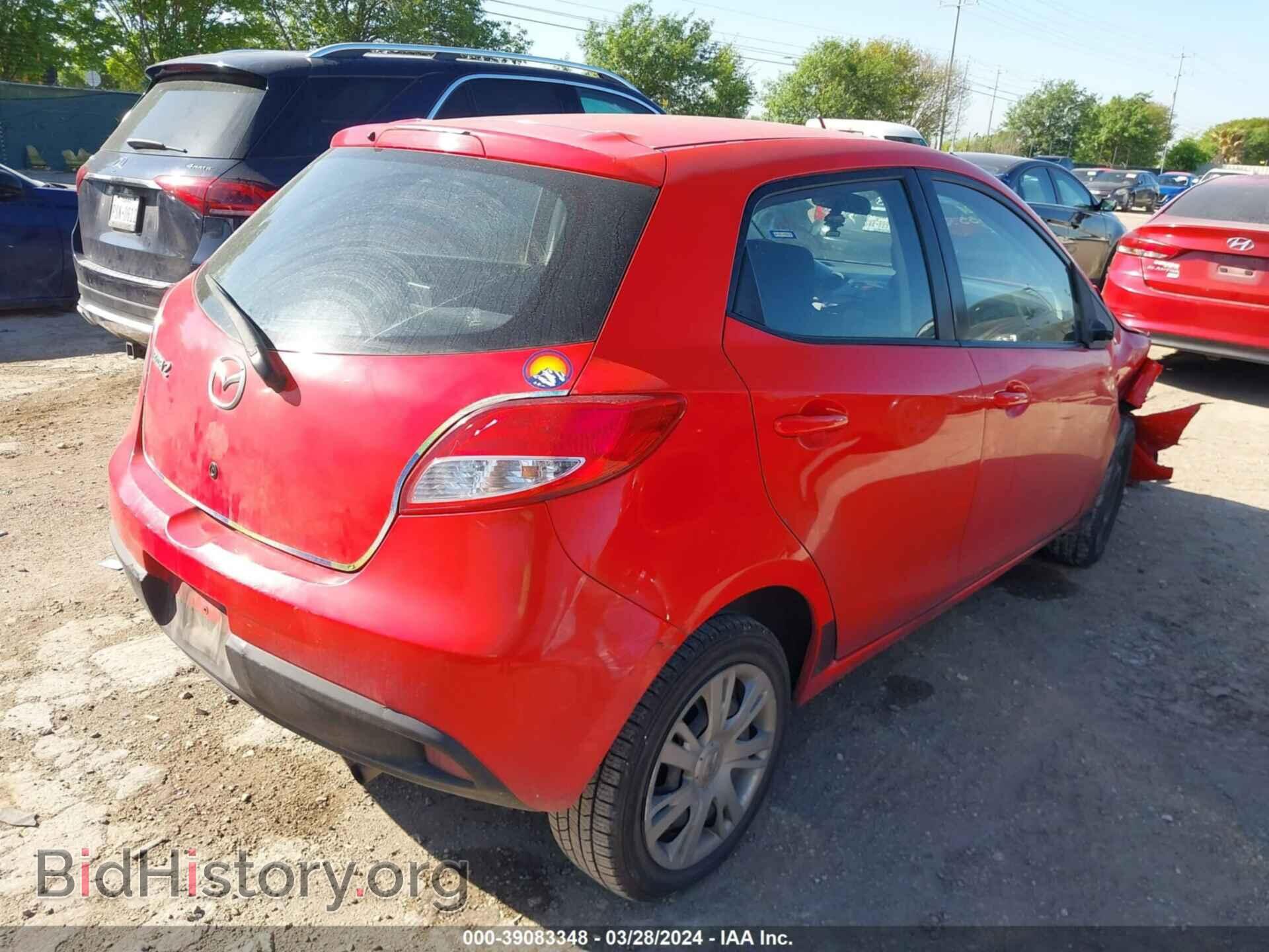 2012 MAZDA MAZDA2 - VIN: JM1DE1KYXC0132666 - Фото 4
