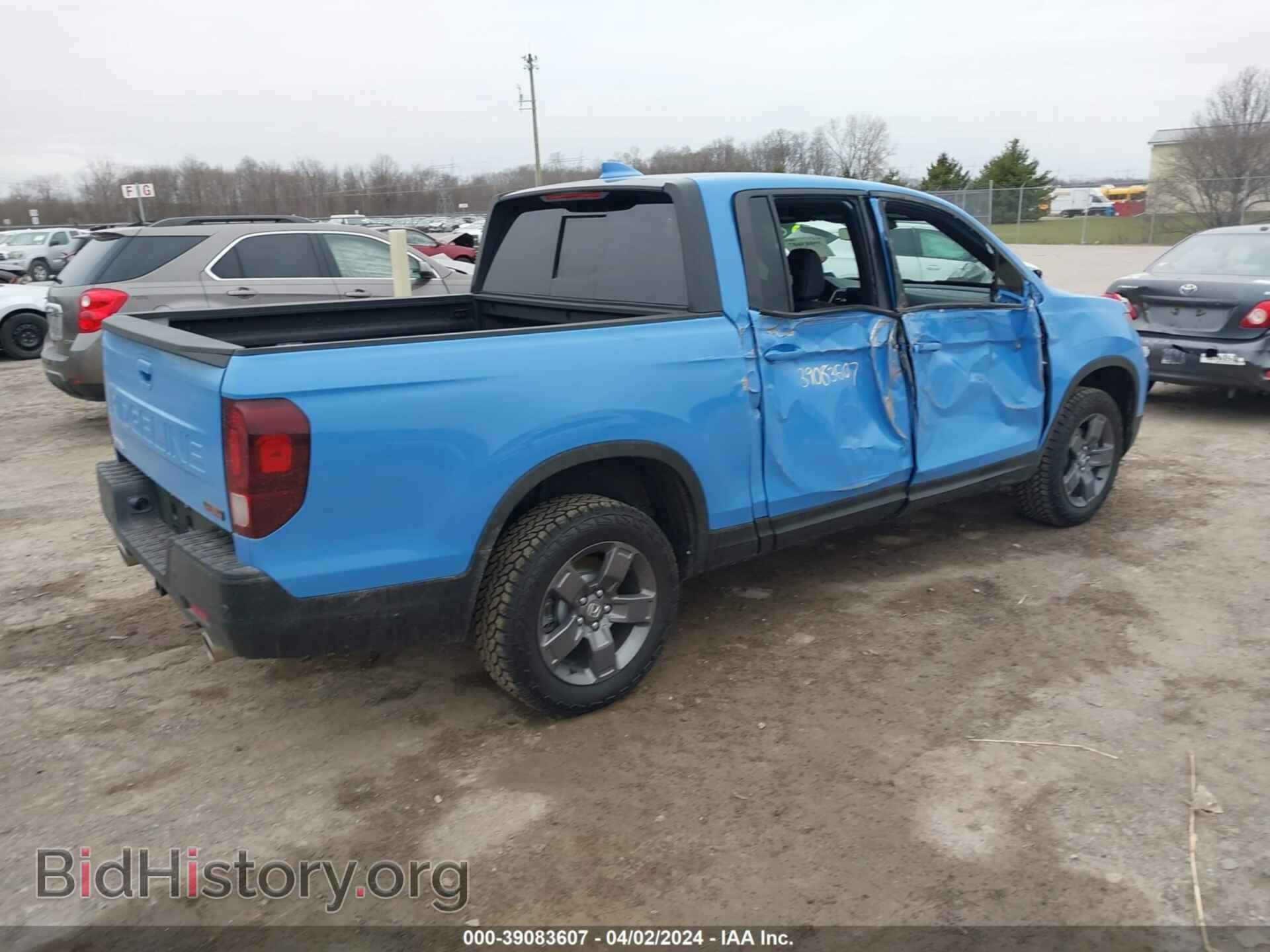 2024 HONDA RIDGELINE - VIN: 5FPYK3F65RB004609 - Фото 4