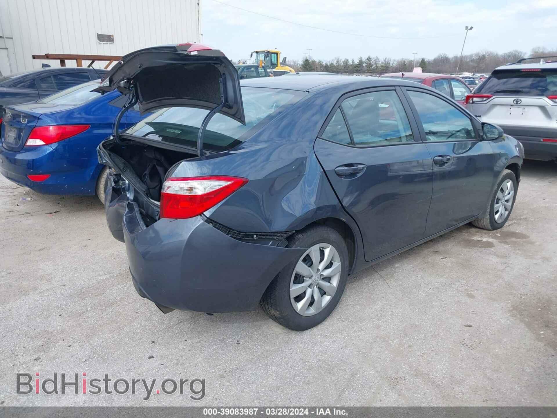 2015 TOYOTA COROLLA - VIN: 2T1BURHE2FC406507 - Фото 4