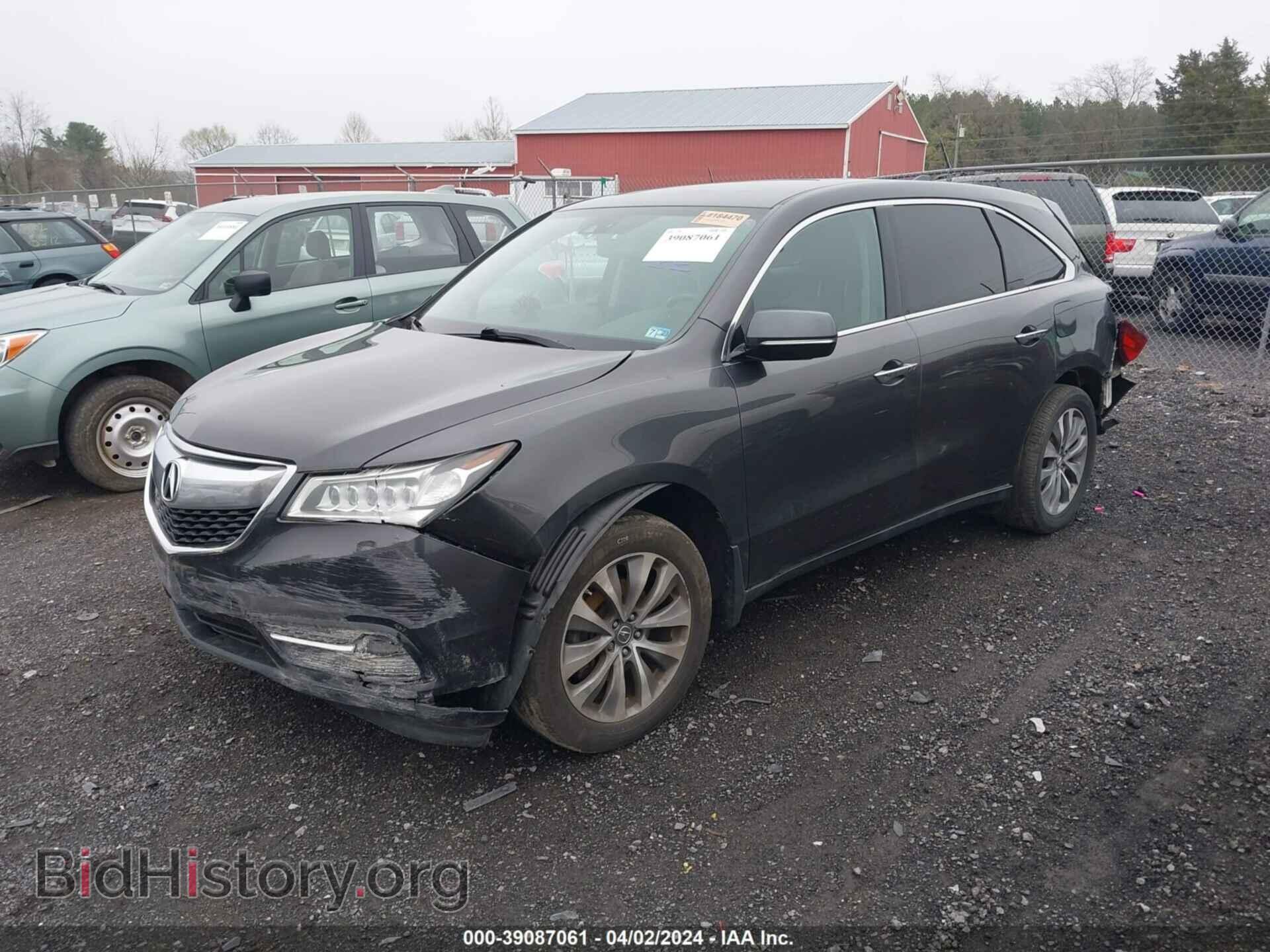 2014 ACURA MDX - VIN: 5FRYD3H45EB003046 - Фото 2
