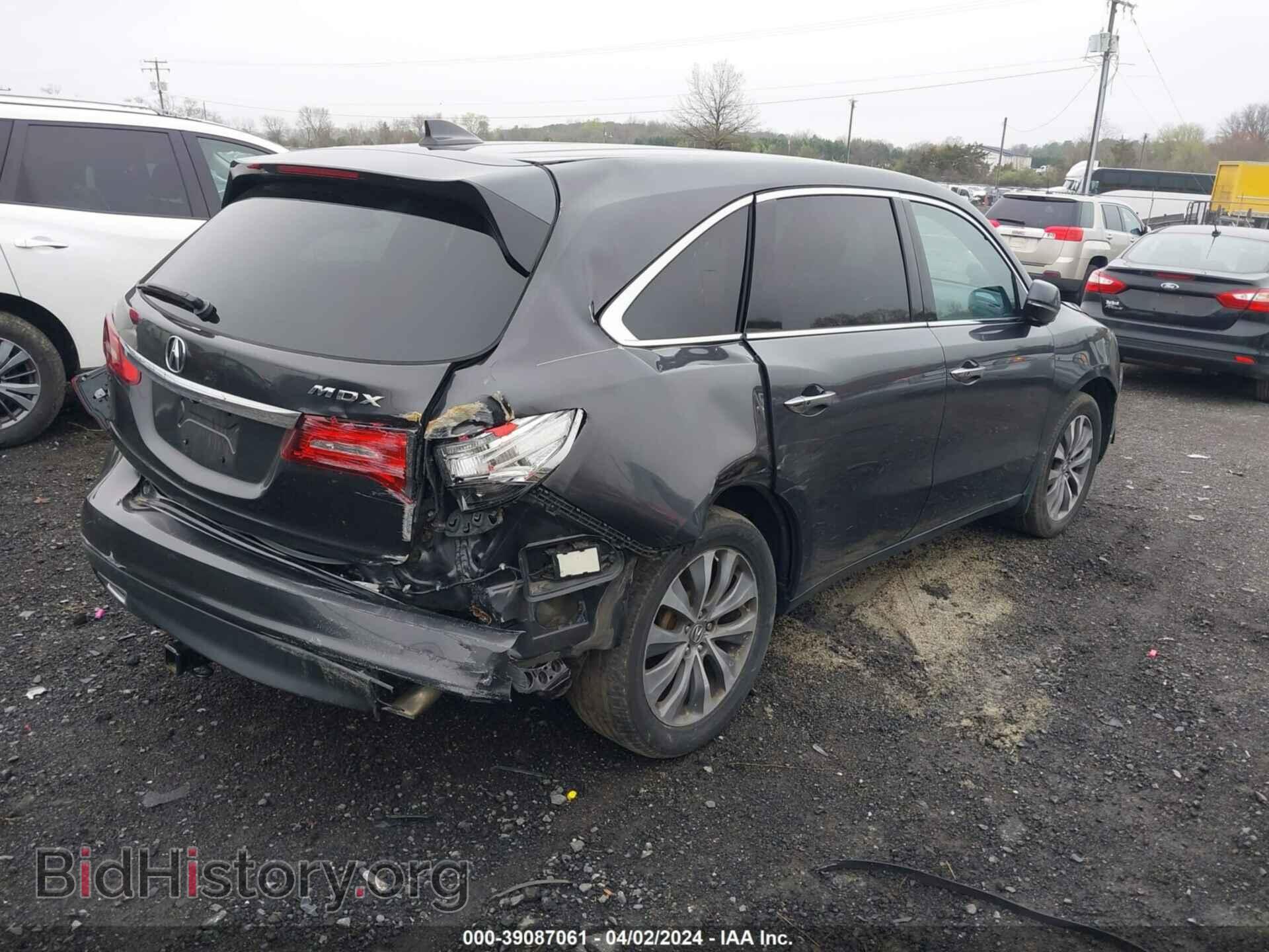 2014 ACURA MDX - VIN: 5FRYD3H45EB003046 - Фото 4