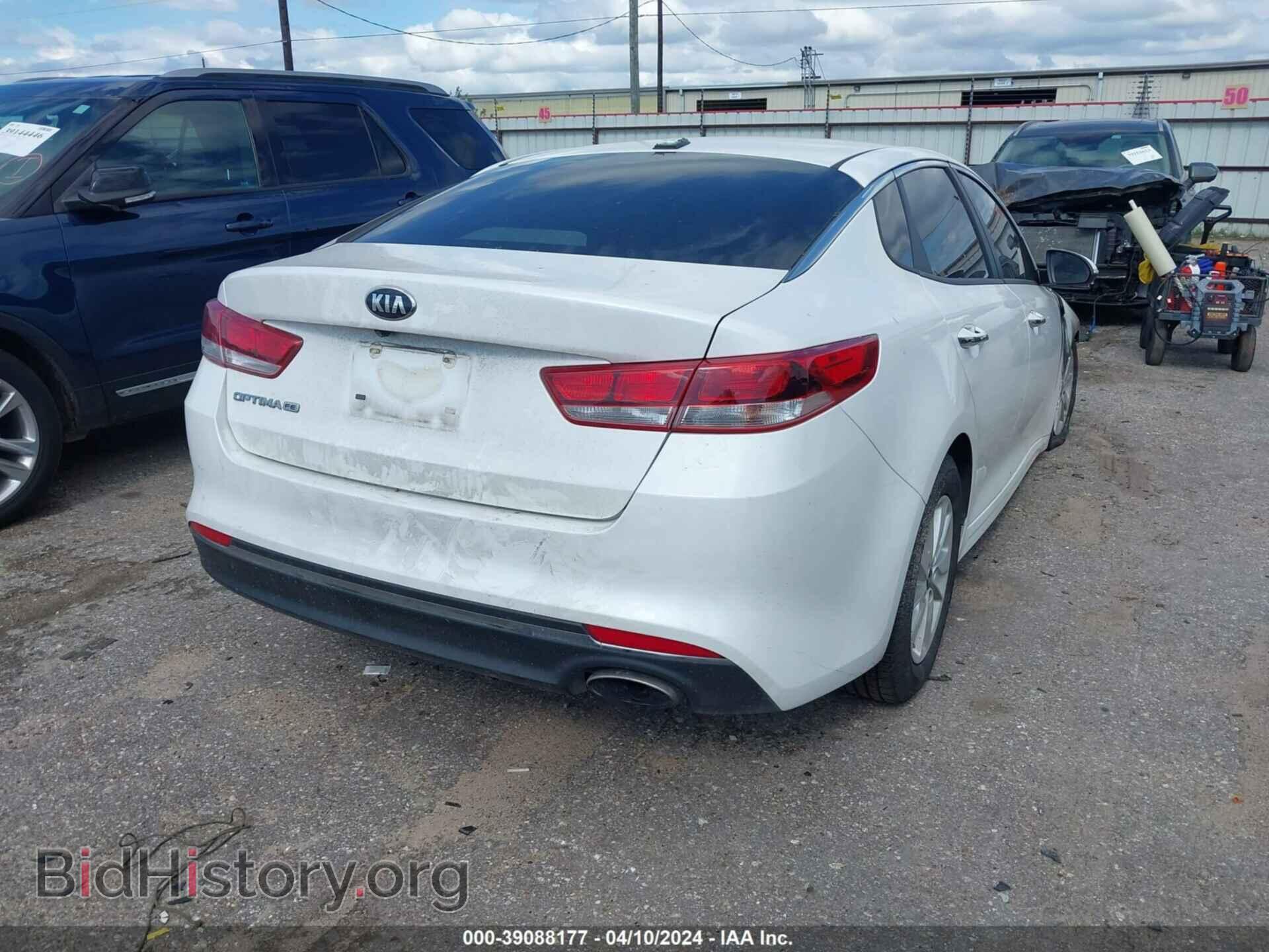 2016 KIA OPTIMA - VIN: KNAGT4L31G5071933 - Photo 4