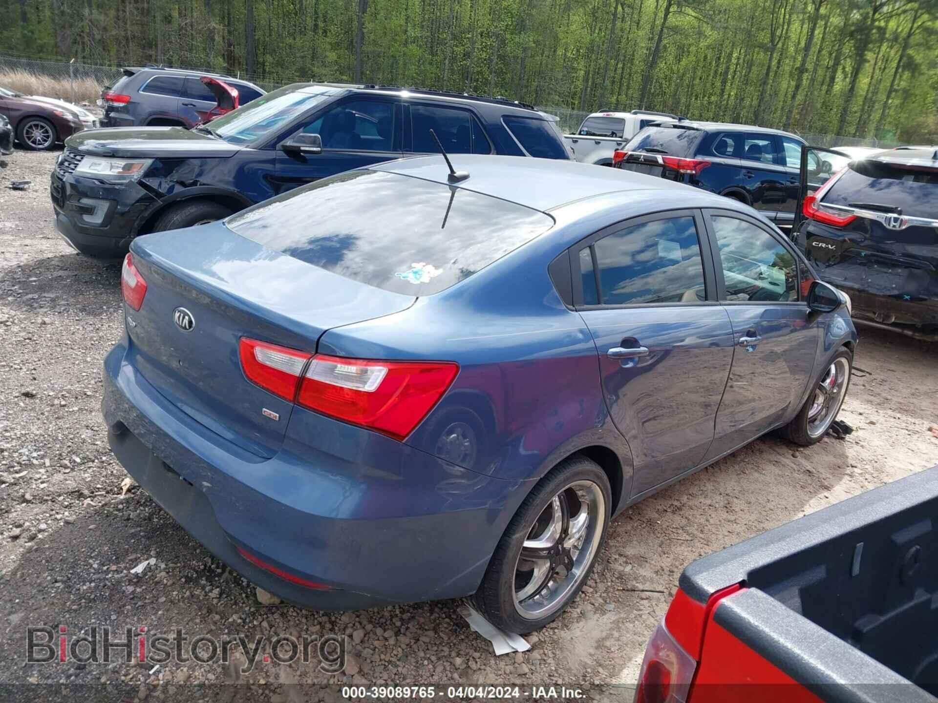 2016 KIA RIO - VIN: KNADM4A34G6660360 - Фото 4