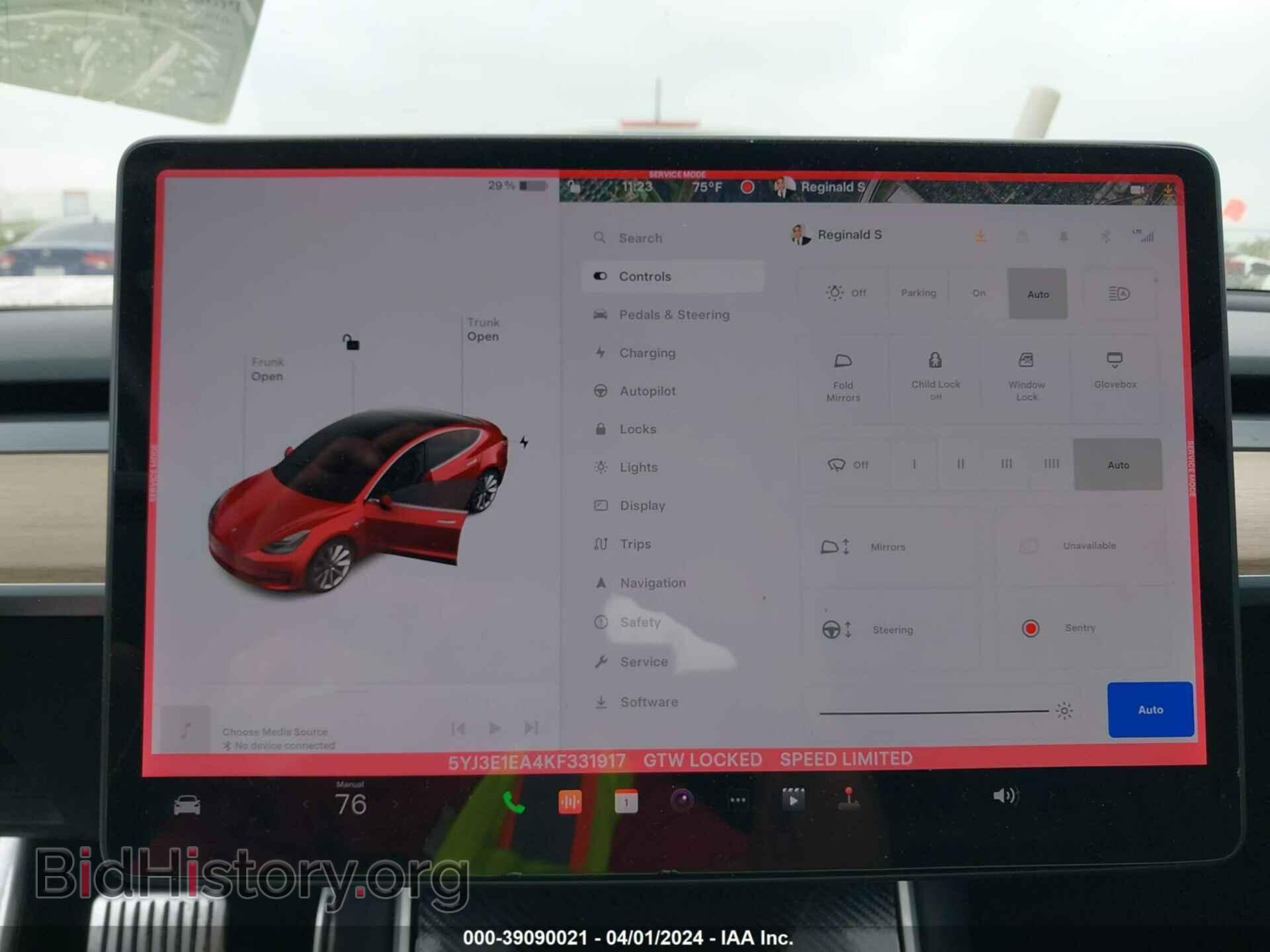2019 TESLA MODEL 3 - VIN: 5YJ3E1EA4KF331917 - Фото 17