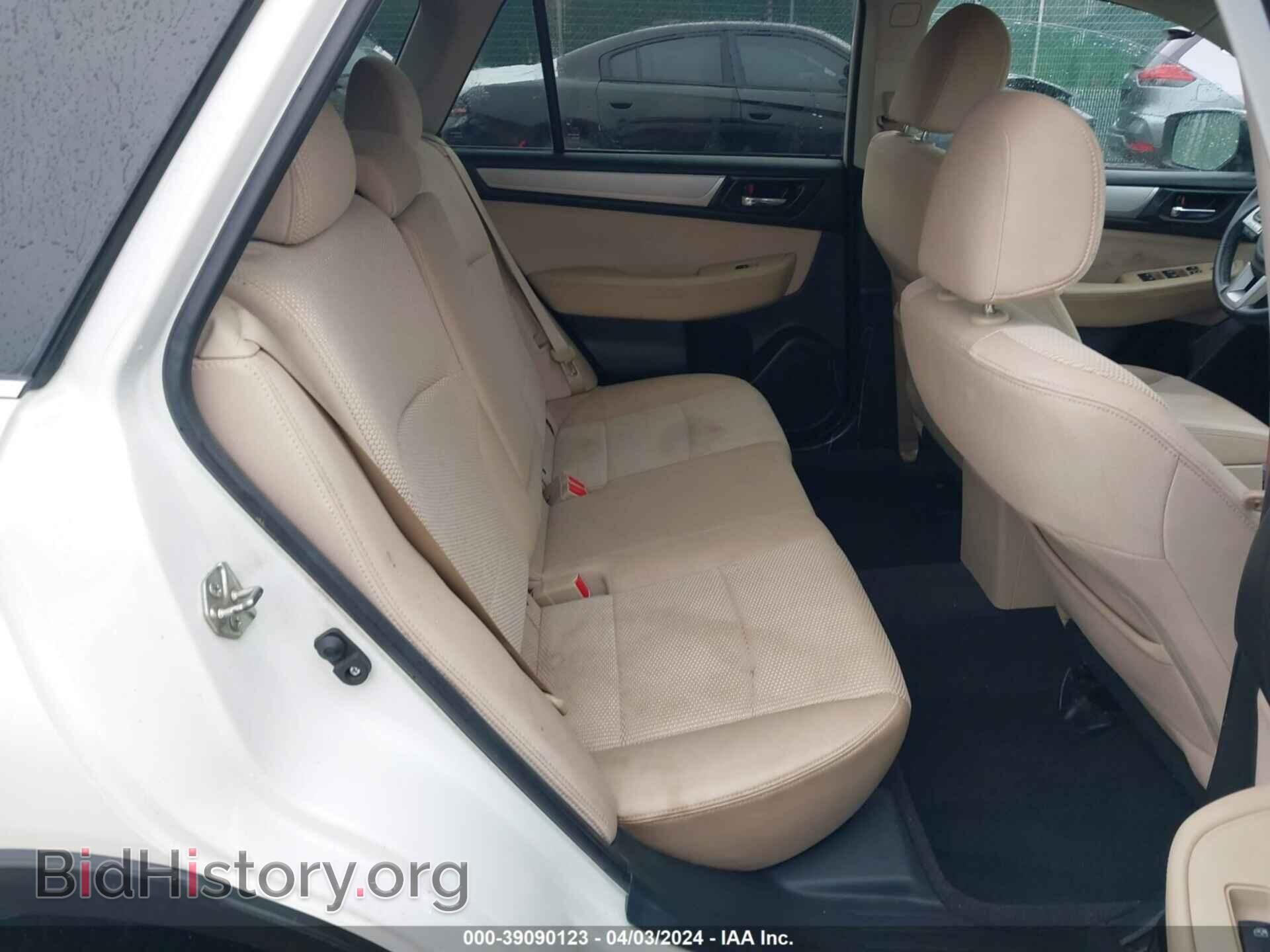 2015 SUBARU OUTBACK - VIN: 4S4BSAHC8F3309886 - Фото 8
