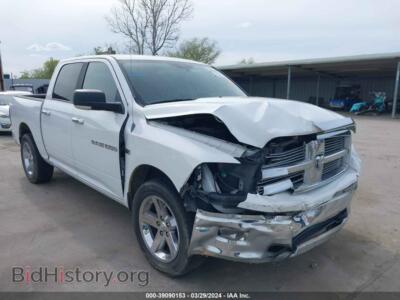 2012 RAM 1500 SLT, белый — VIN 1C6RD6LT4CS117357, IAAI