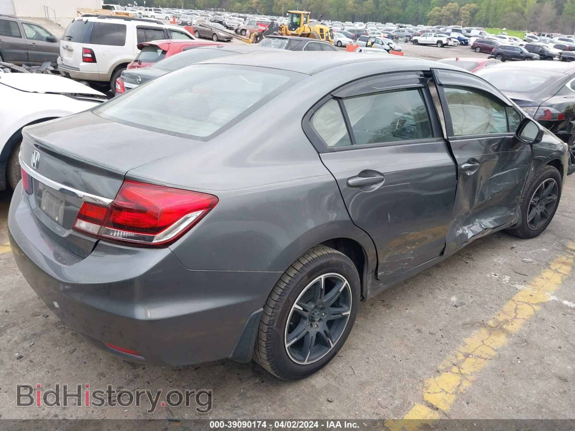 2013 HONDA CIVIC - VIN: 19XFB2F53DE052853 - Фото 4