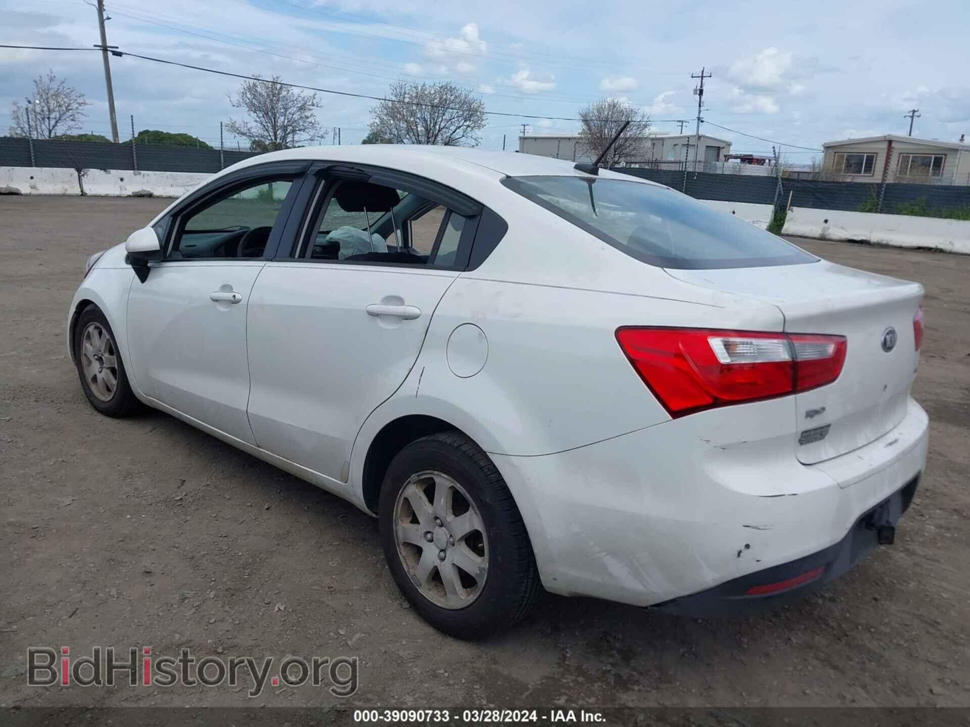 2013 KIA RIO - VIN: KNADM4A35D6164530 - Фото 3