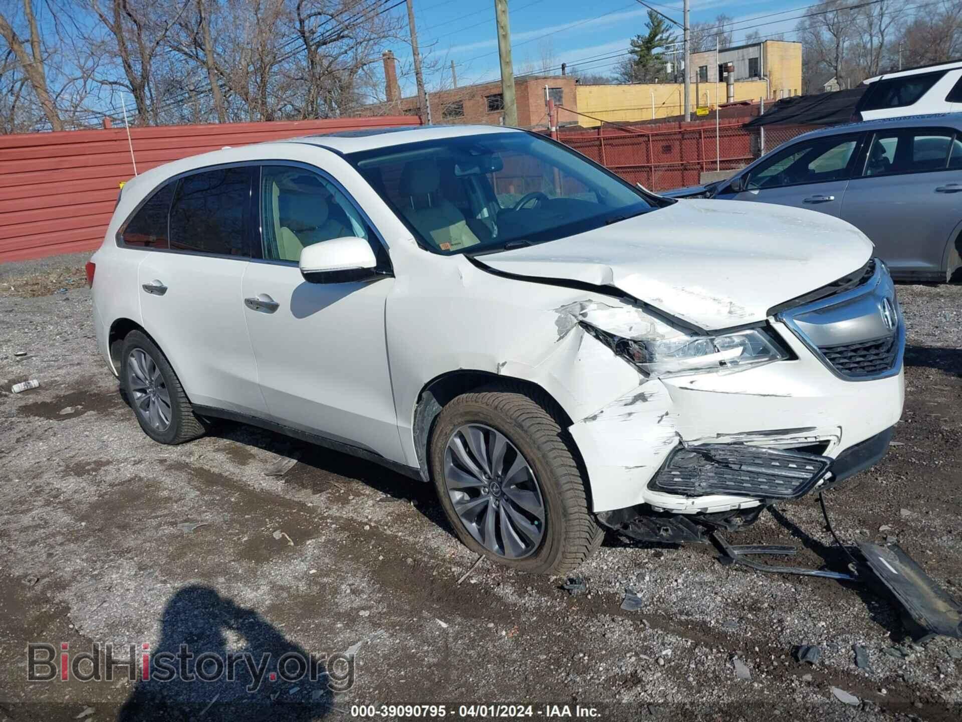 Photo 5FRYD4H47EB022011 - ACURA MDX 2014