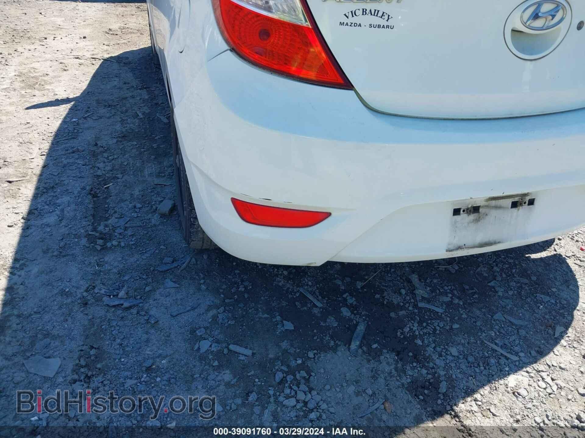 2013 HYUNDAI ACCENT - VIN: KMHCU5AE3DU059496 - Фото 6