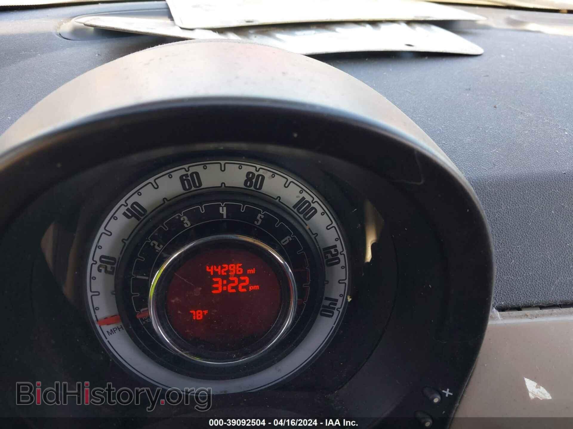 2012 FIAT 500C - VIN: 3C3CFFER1CT120018 - Фото 7