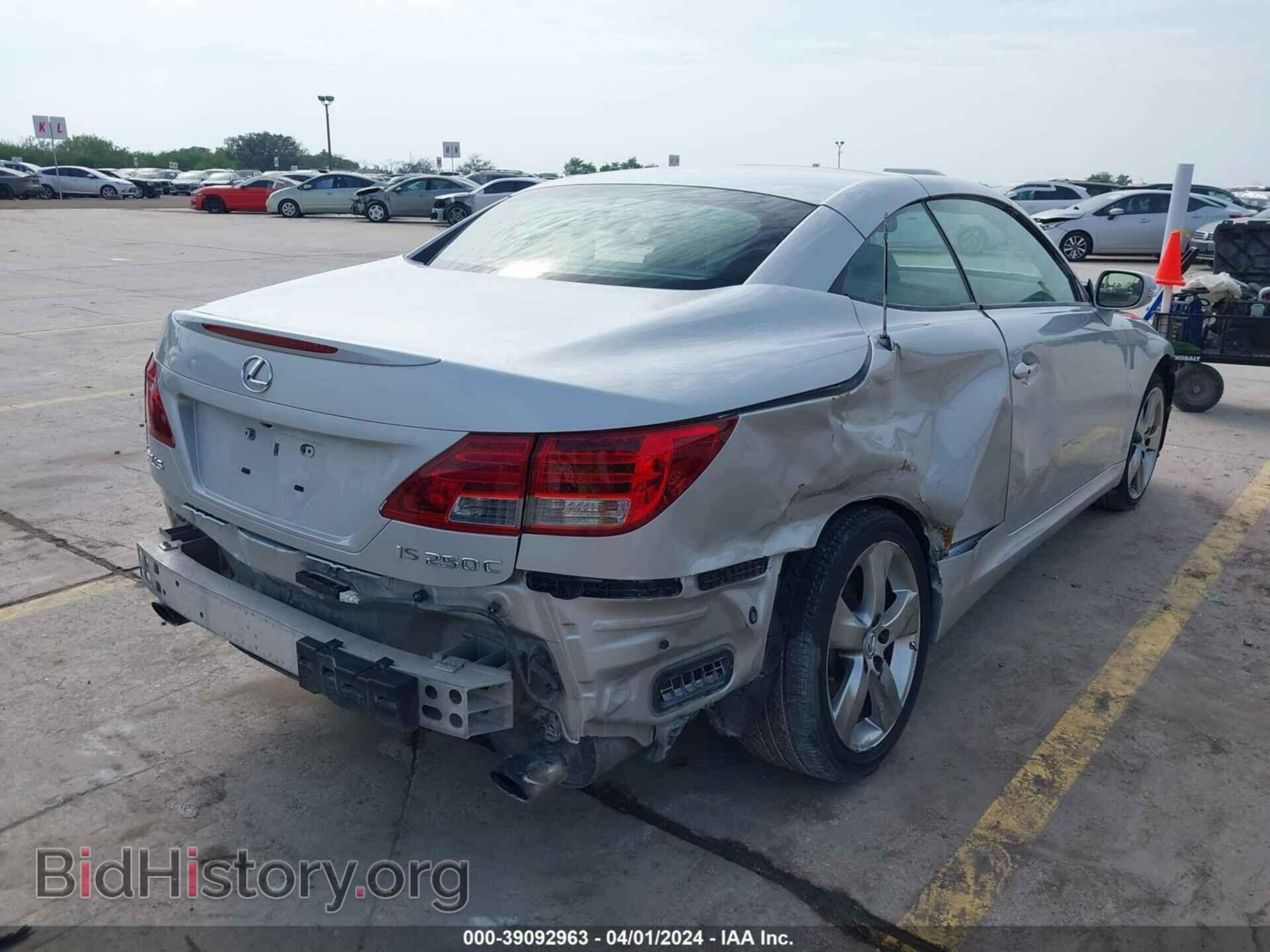 2010 LEXUS IS 250C - VIN: JTHFF2C22A2502417 - Фото 4