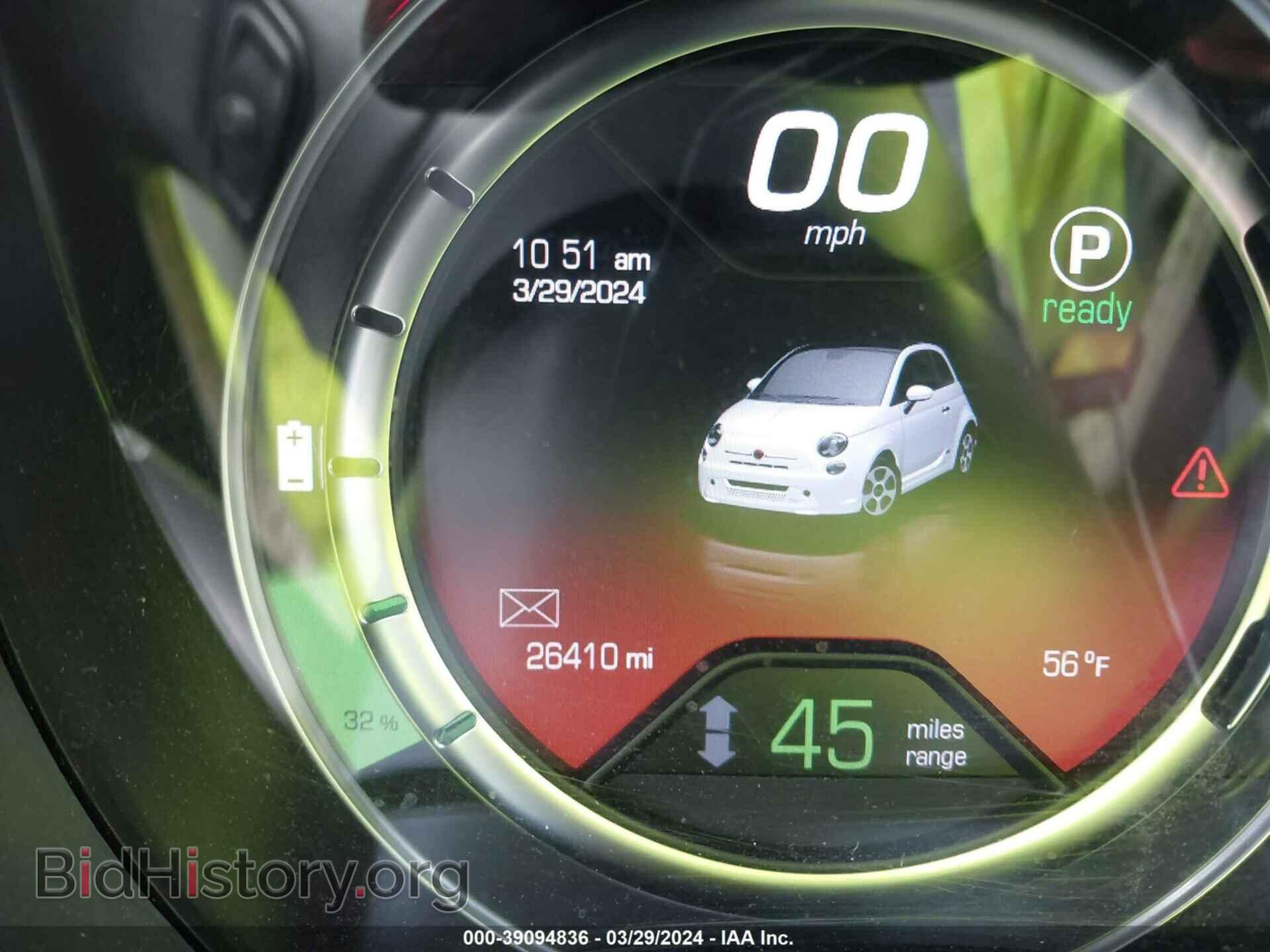 2017 FIAT 500E - VIN: 3C3CFFGEXHT586192 - Фото 7