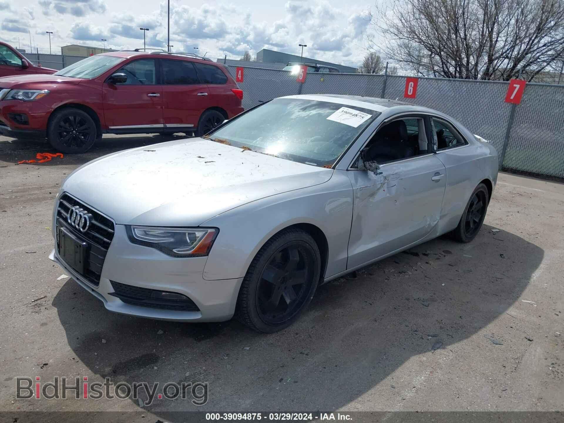 2013 AUDI A5 - VIN: WAULFAFR5DA001083 - Фото 2