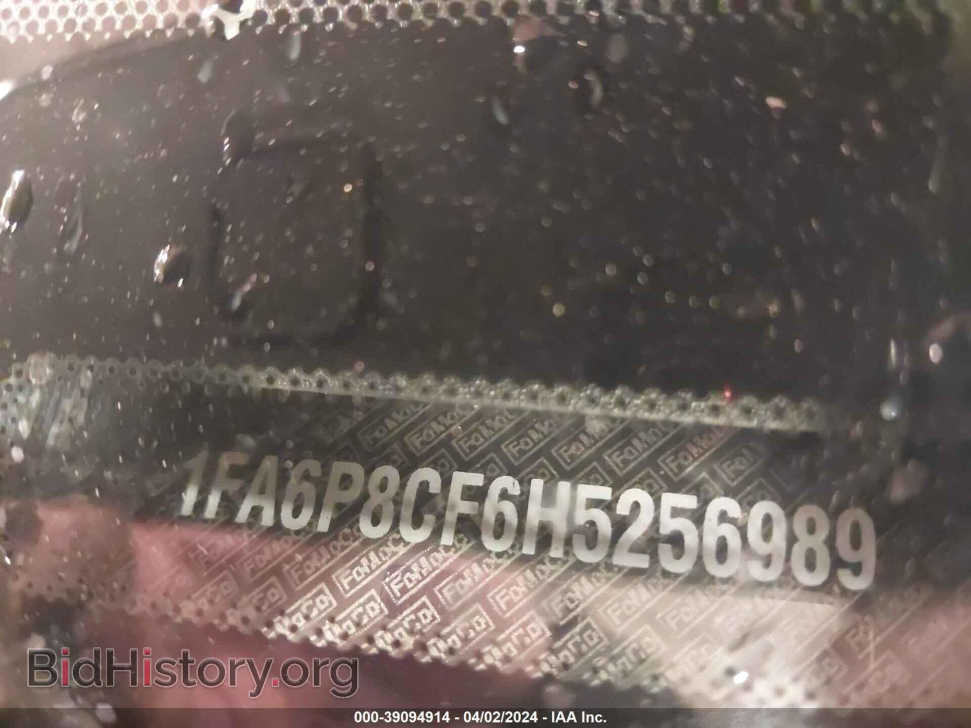 2017 FORD MUSTANG - VIN: 1FA6P8CF6H5256989 - Фото 9