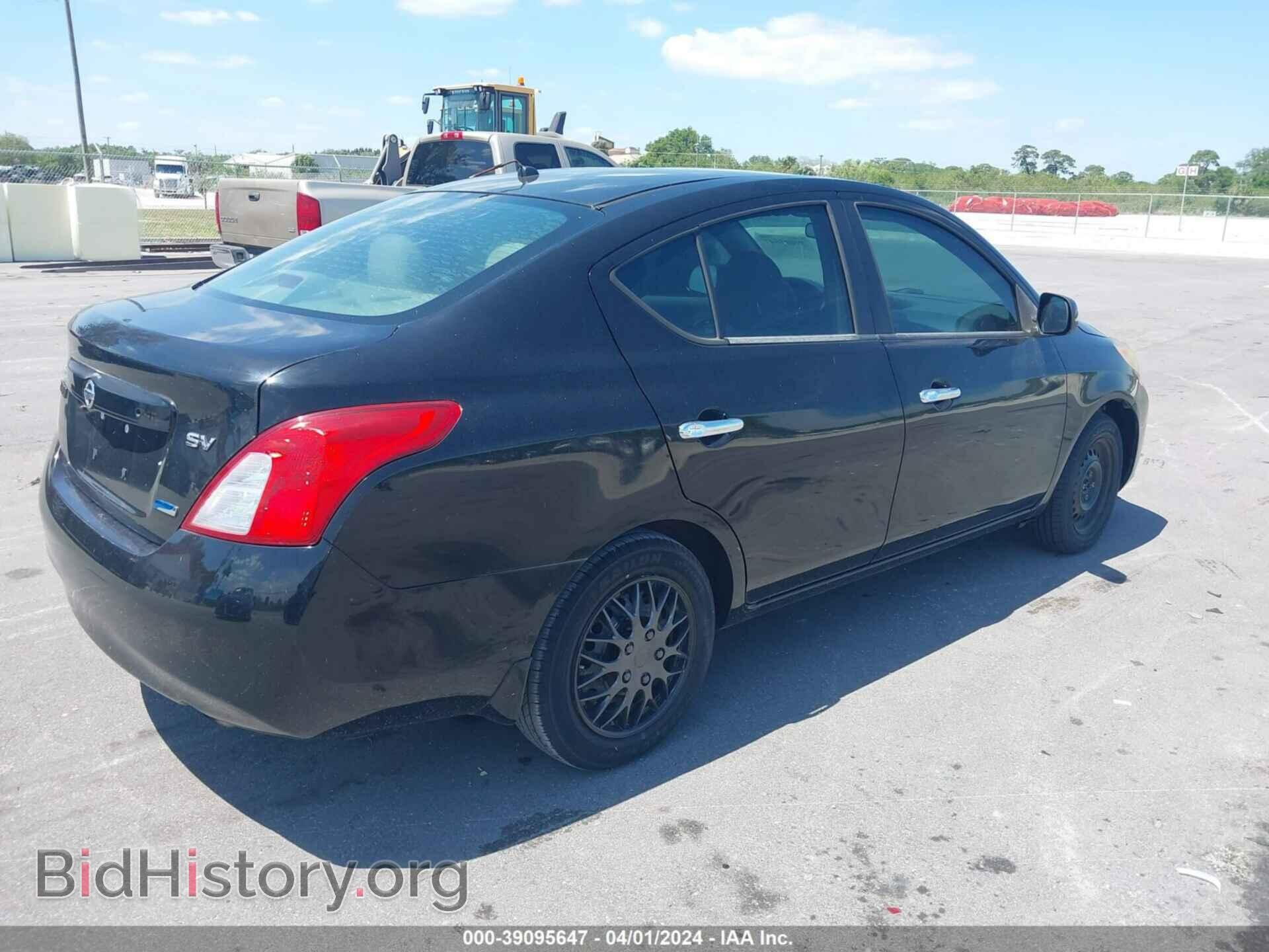 2012 NISSAN VERSA - VIN: 3N1CN7AP2CL810016 - Фото 4